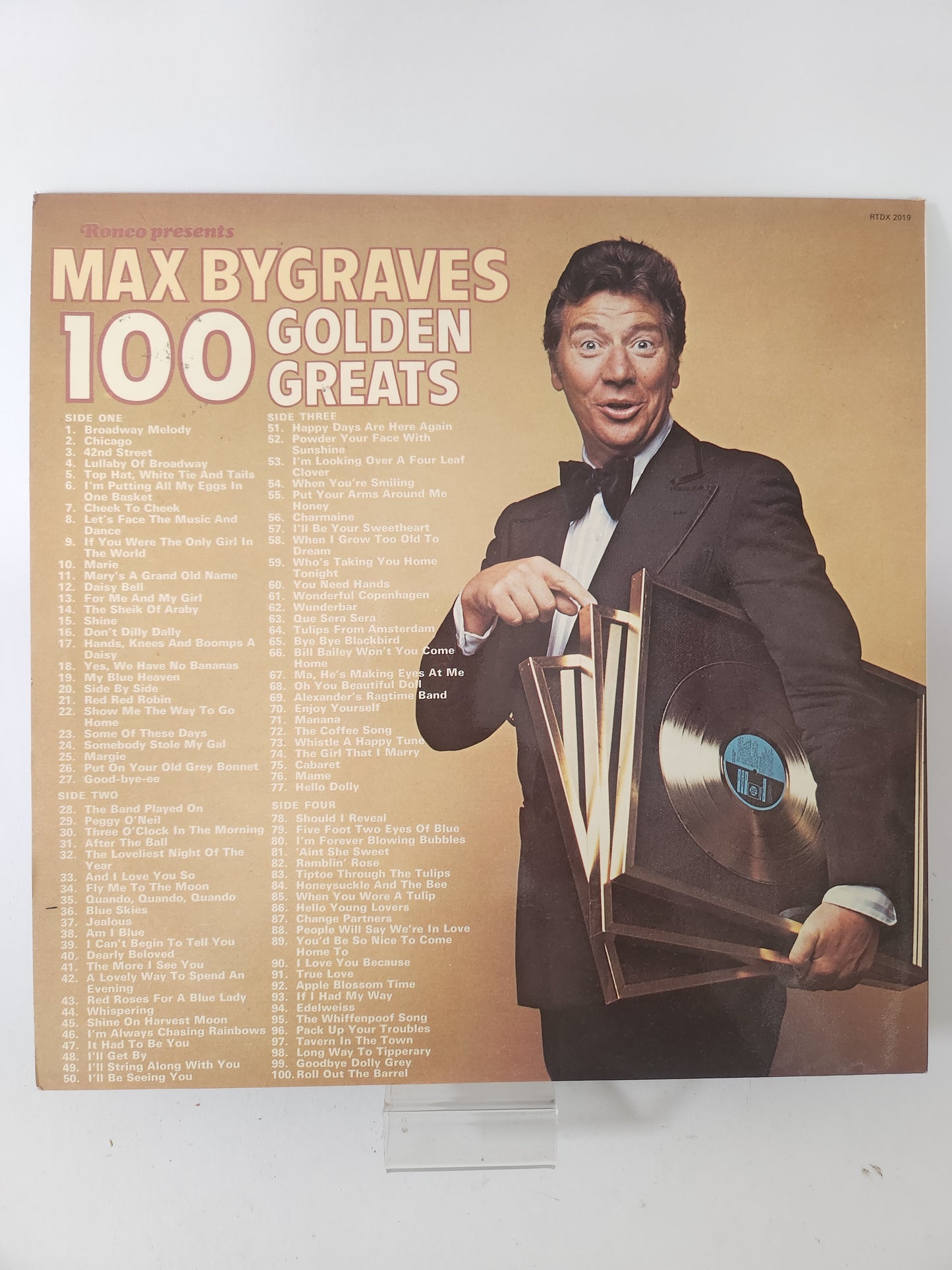 100 Golden Greats: Max Bygraves LP Vinyl