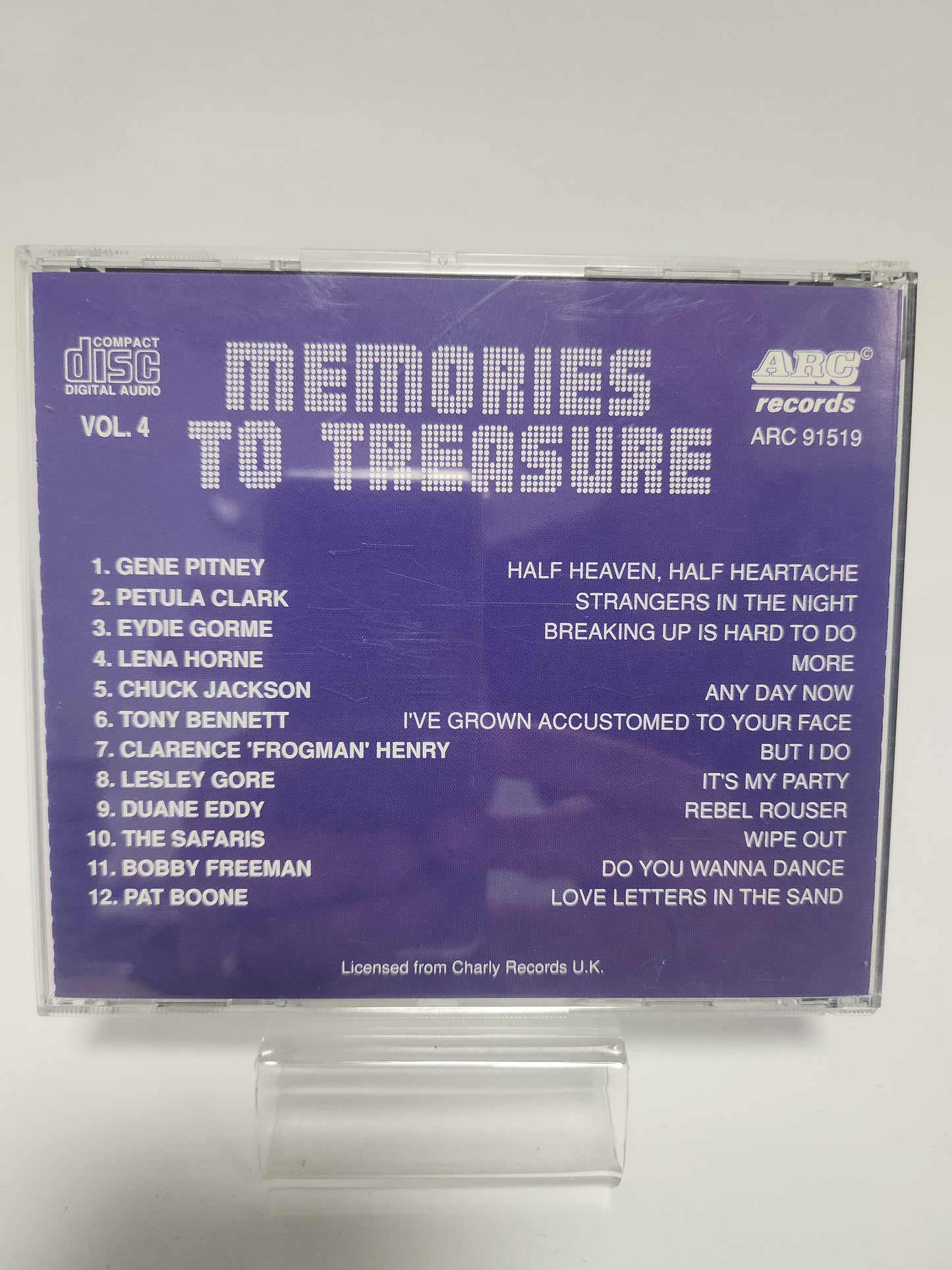 Memories to Treasure Volume 4 CD