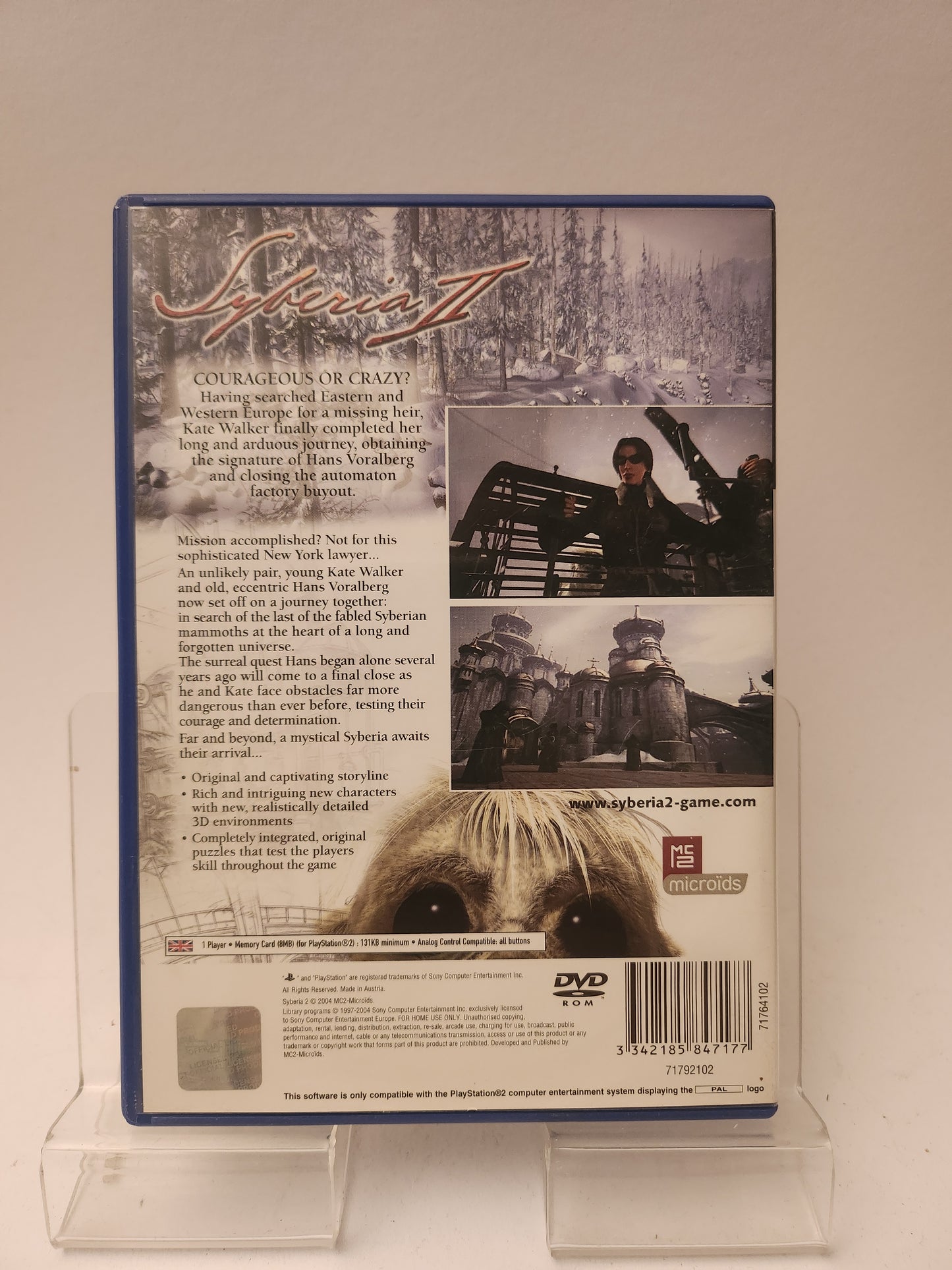 Syberia II Playstation 2