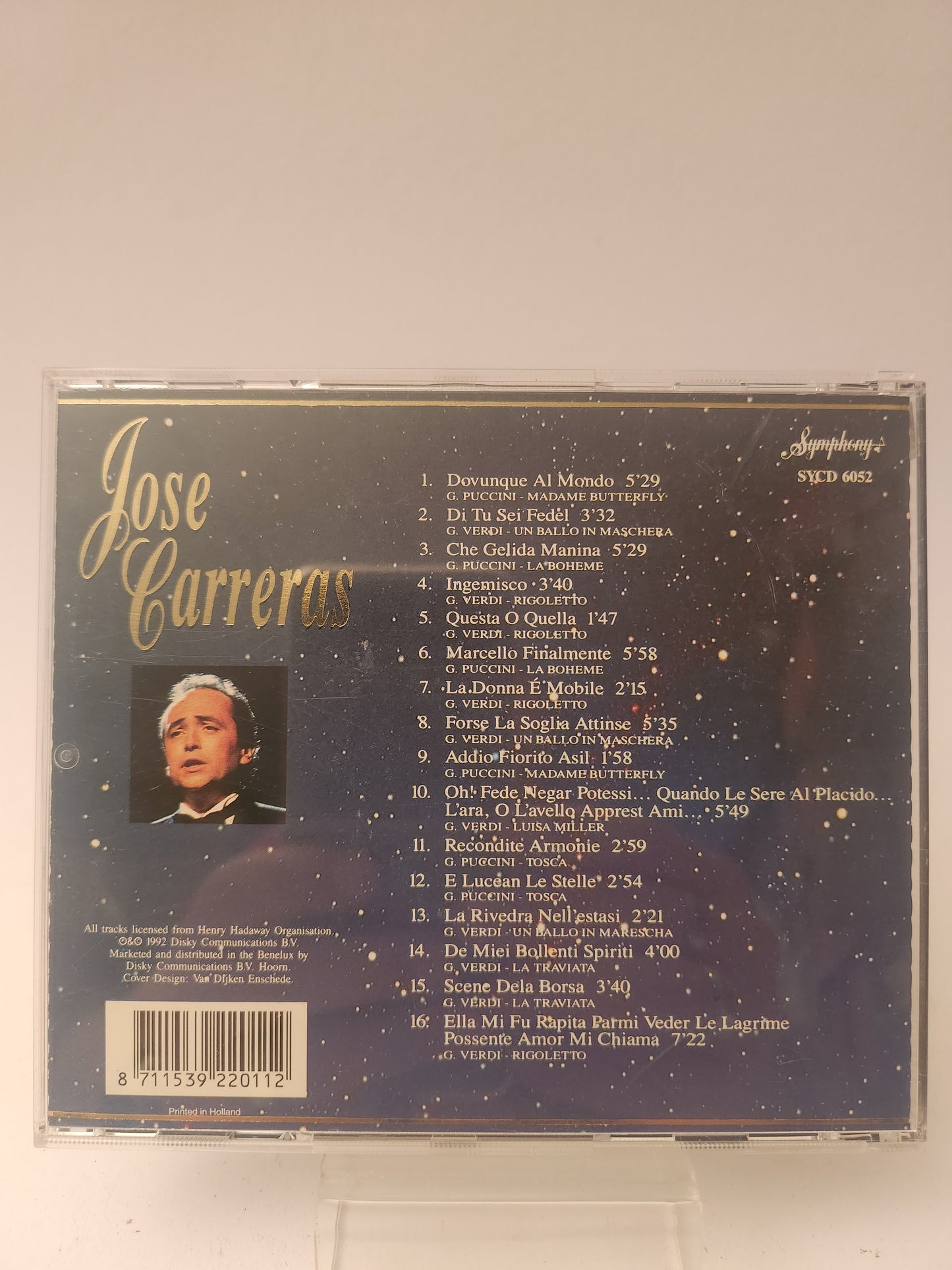 An Evening with José Carreras CD