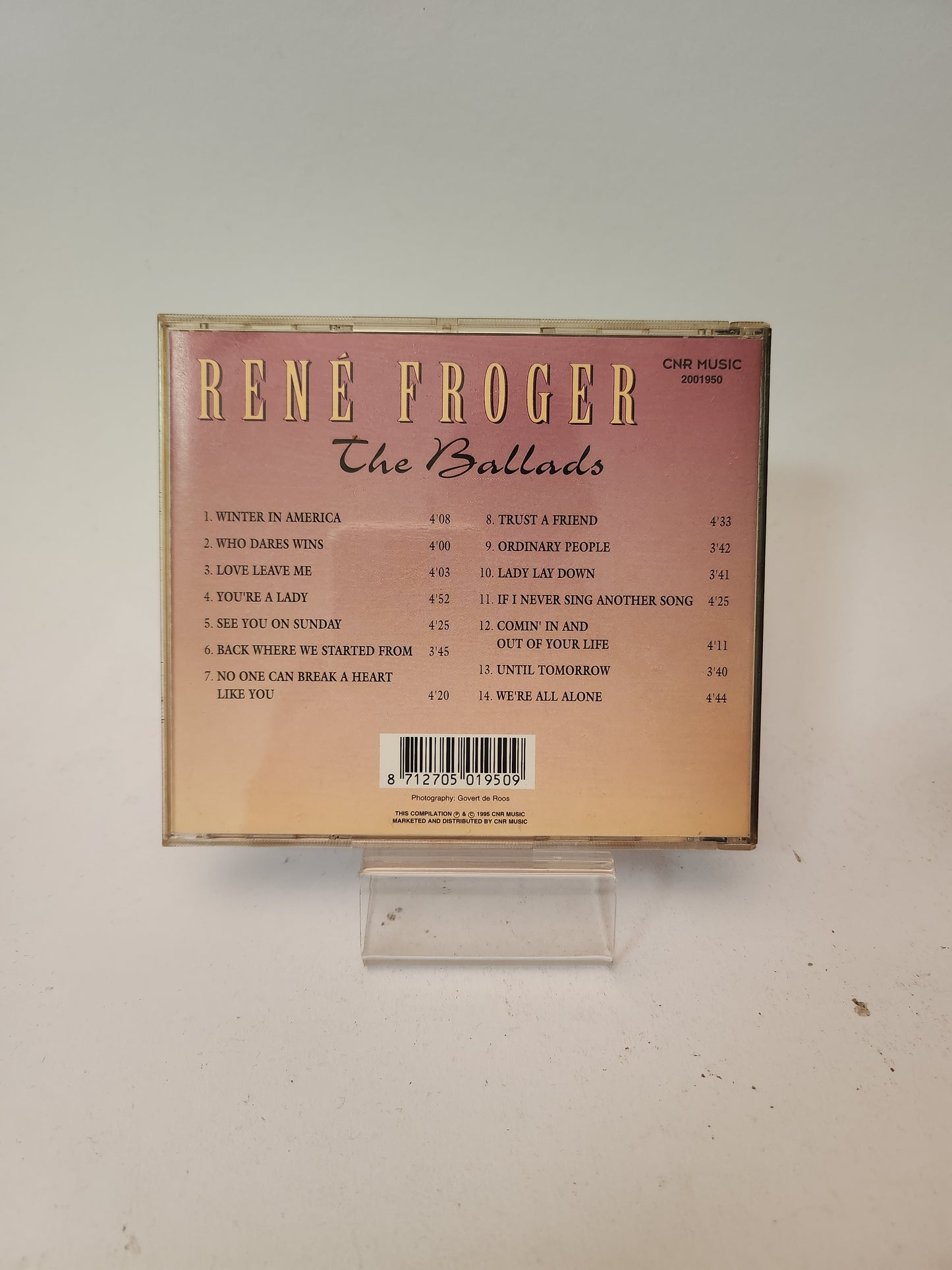 Rene Froger: the Ballads CD