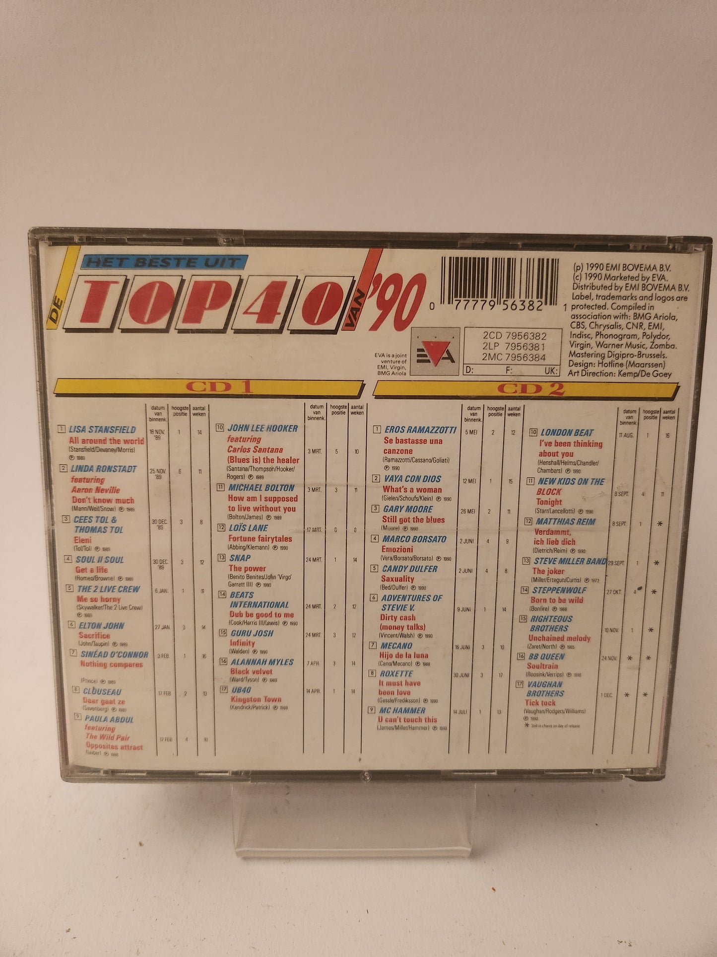 Het Beste uit de Top 40 '90 CD