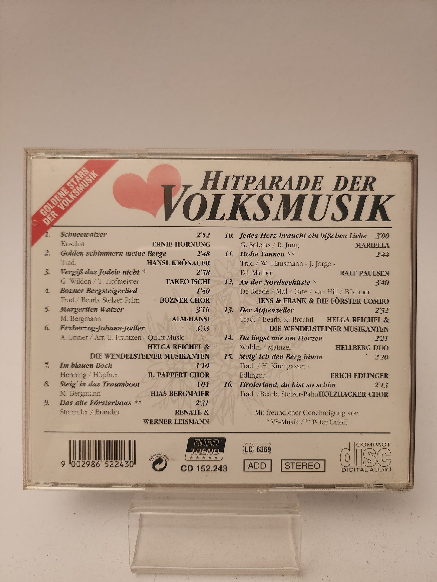Hitparade der Volksmusik CD