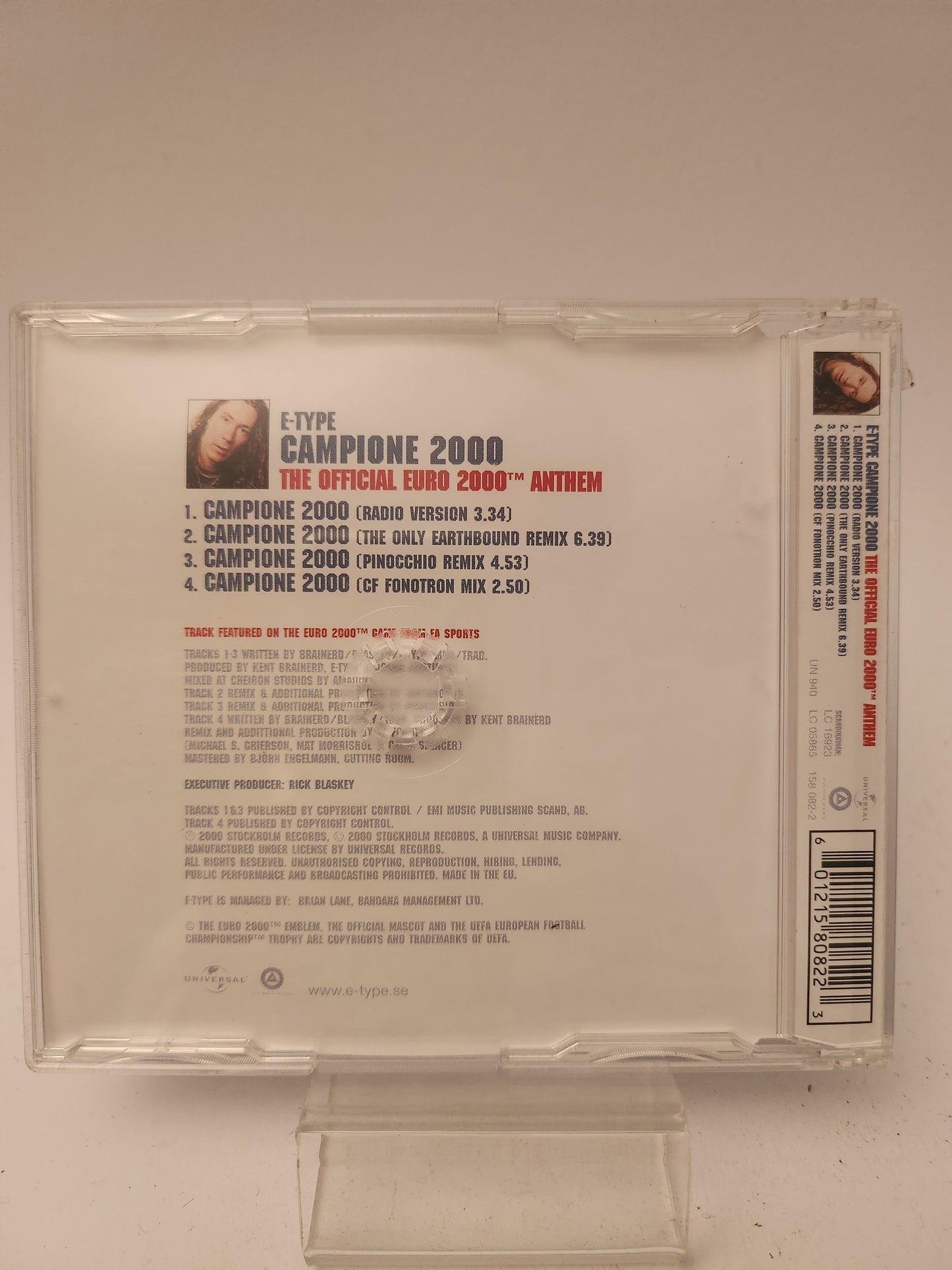The Official Euro 2000 Anthem CD