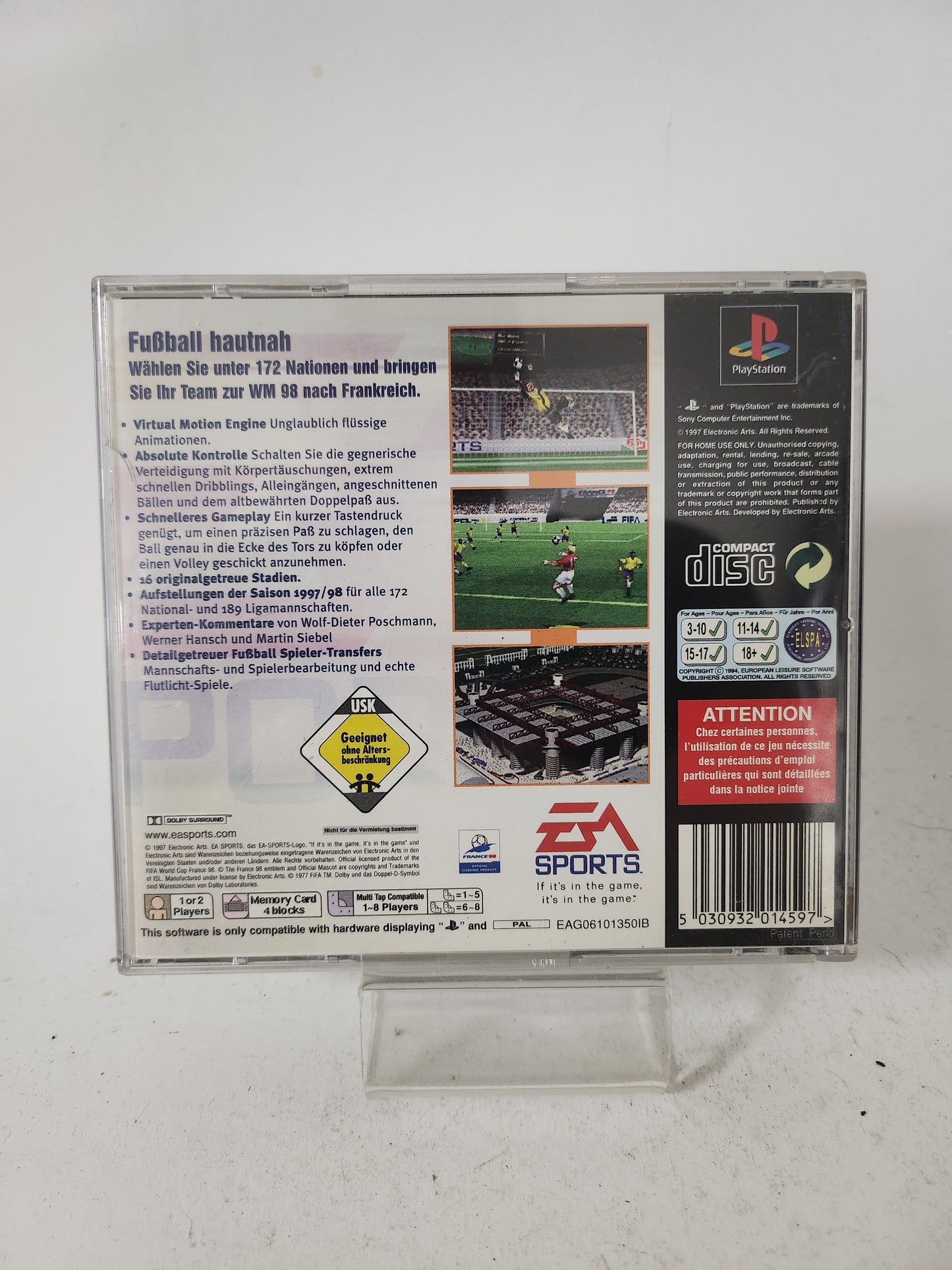 Fifa Die WM-Qualifikation '98 (No Book) PlayStation 1