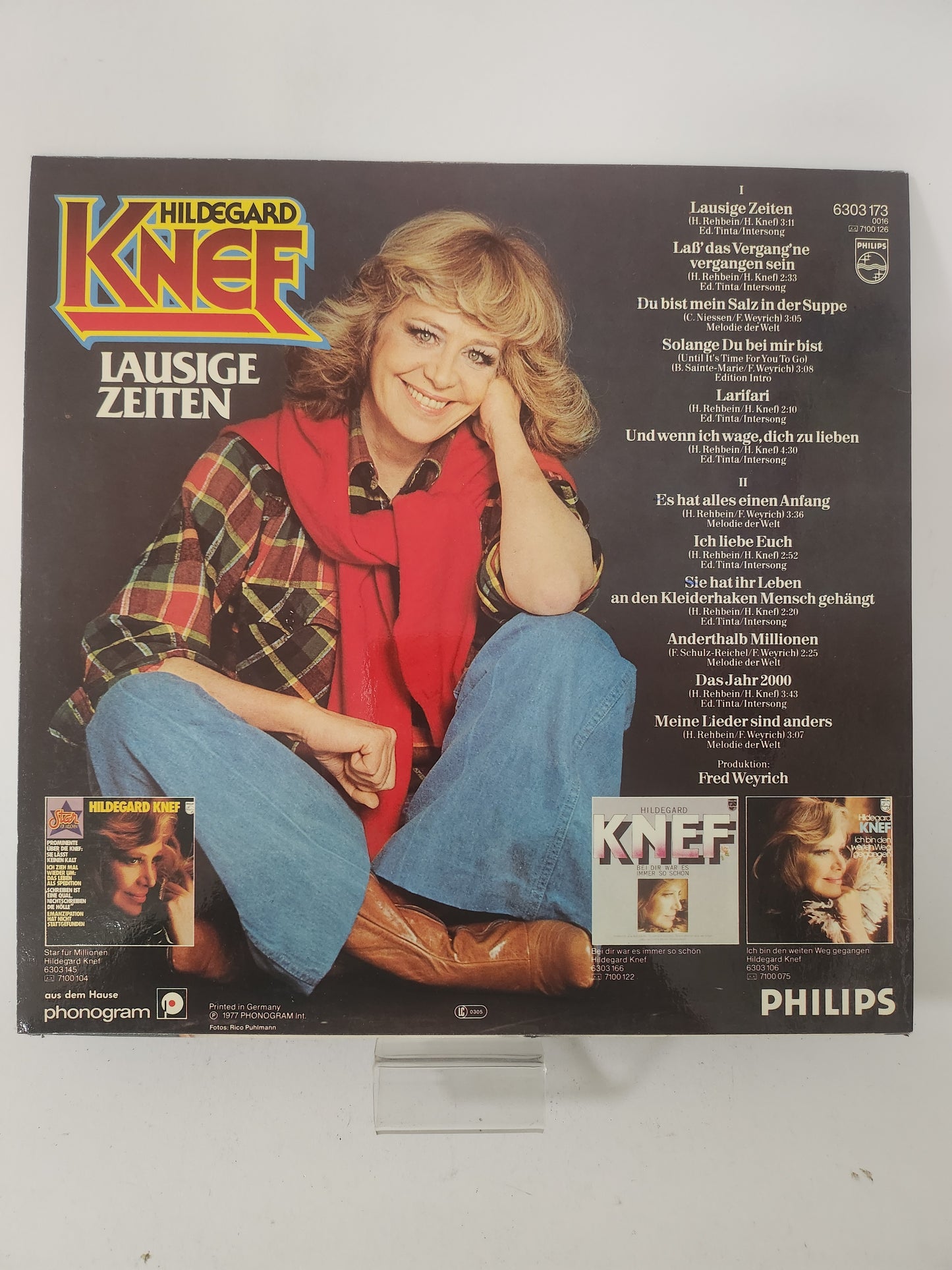 Lausige Zeiten: Hildegard Knef LP Vinyl