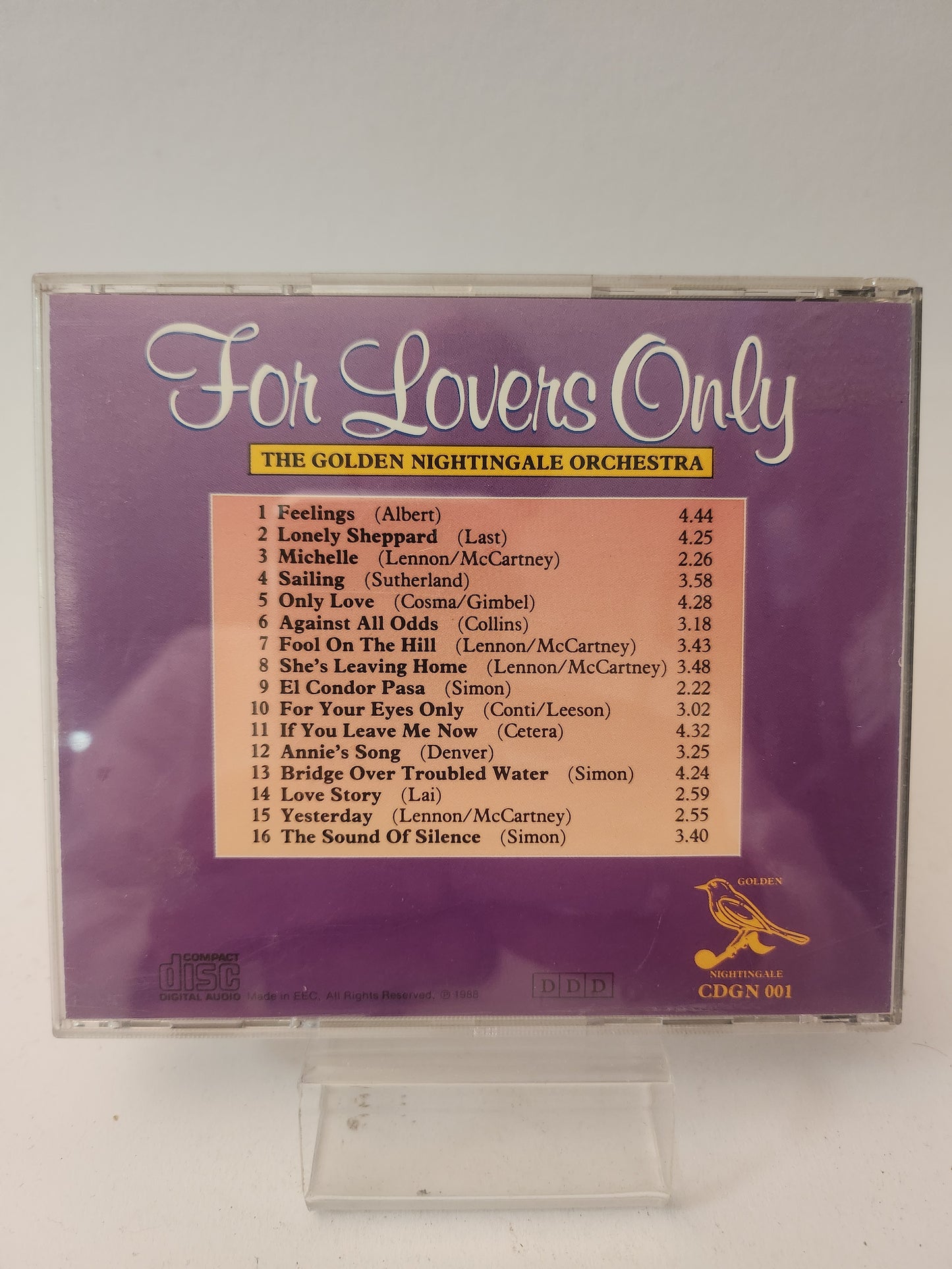 For Lovers Only: 16 Romantic Instrumentals CD