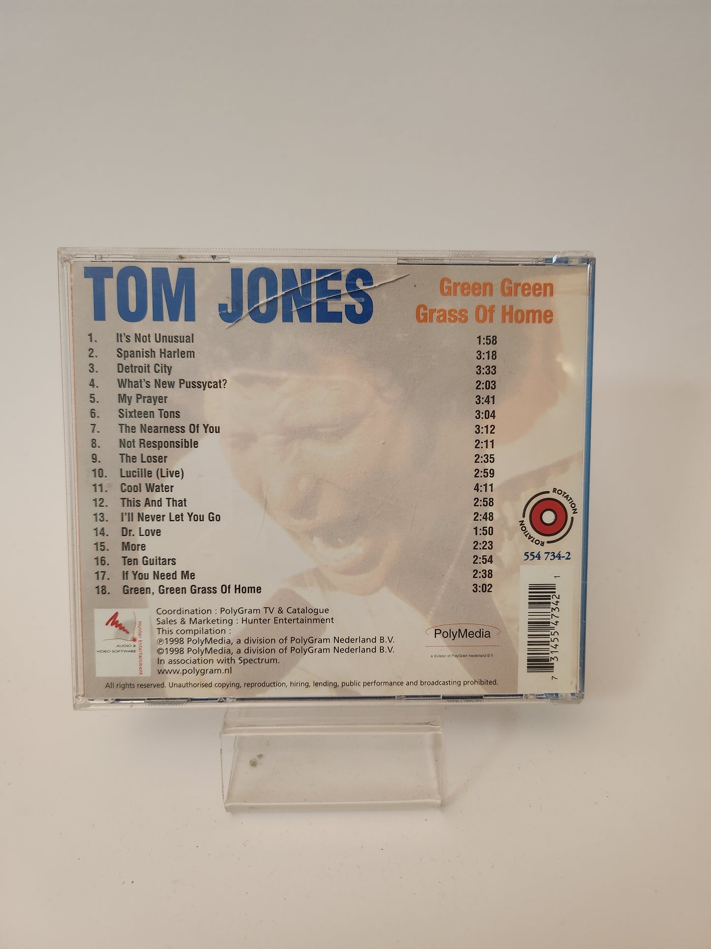 Tom Jones: Green Green Grass of Home CD