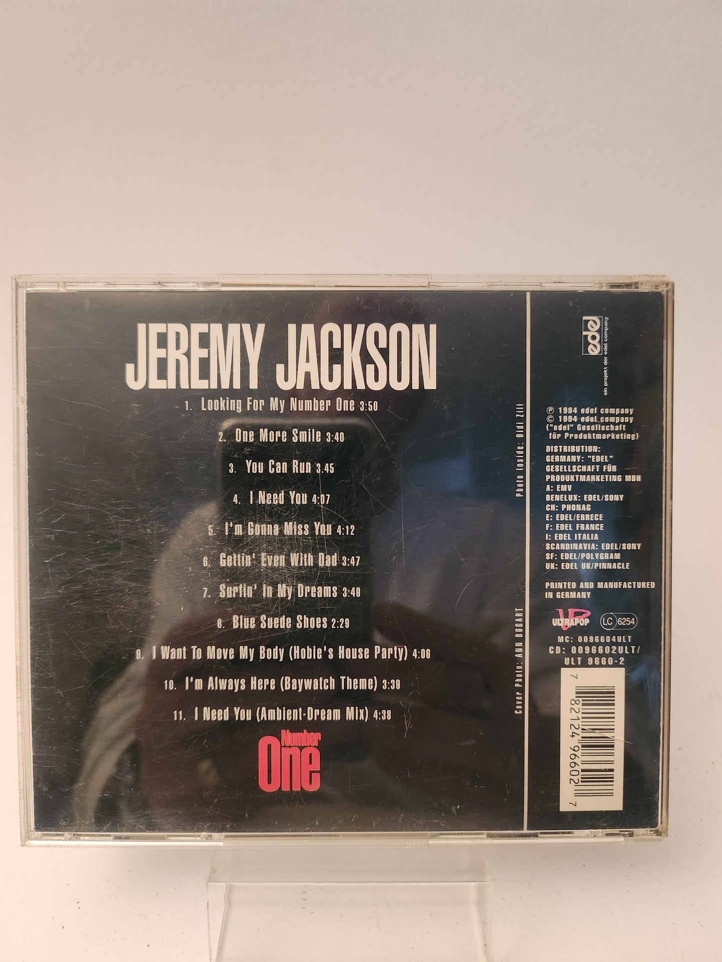 Jeremy Jackson: Number One CD