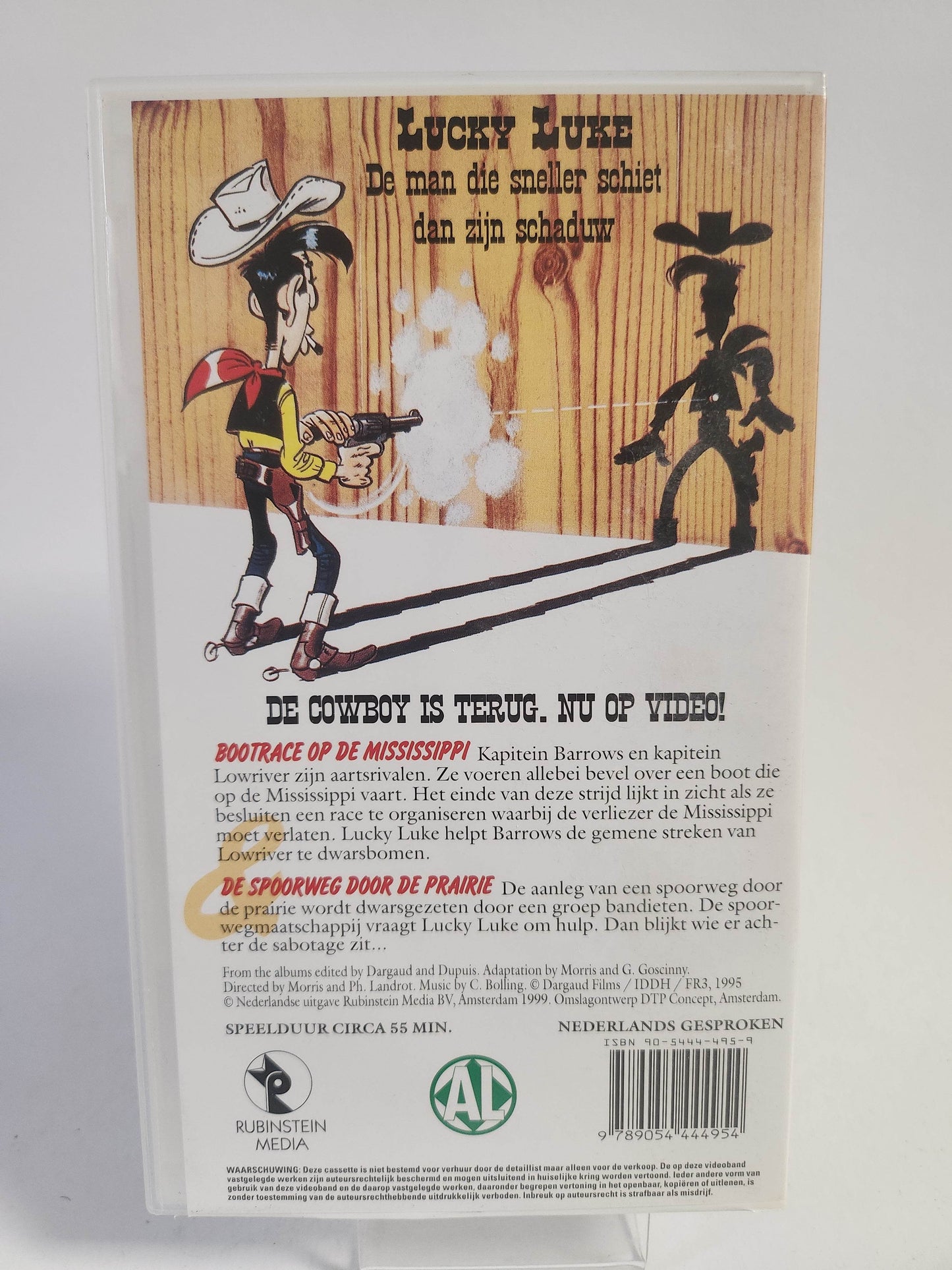 Lucky Luke: Bootrace op de Mississipi & de Spoorweg door de Prairie VHS Kids - Feniks Gameshop