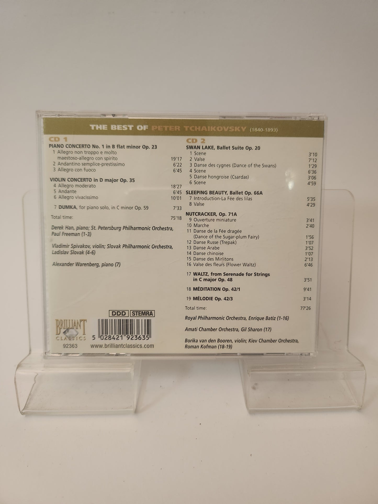 Best of Peter Tchaikovsky CD