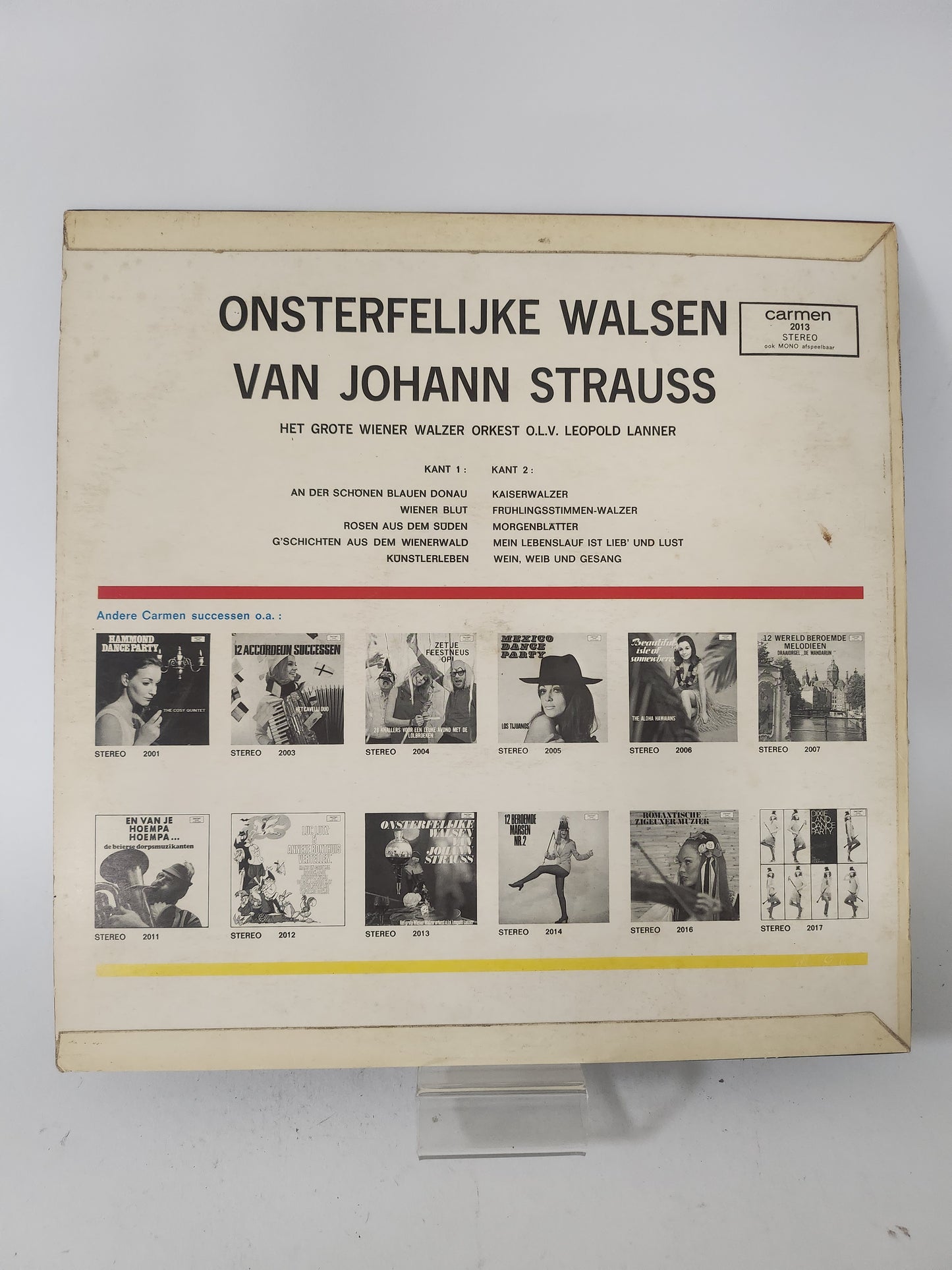 Onsterfelijke Walsen van Johann Strauss LP Vinyl