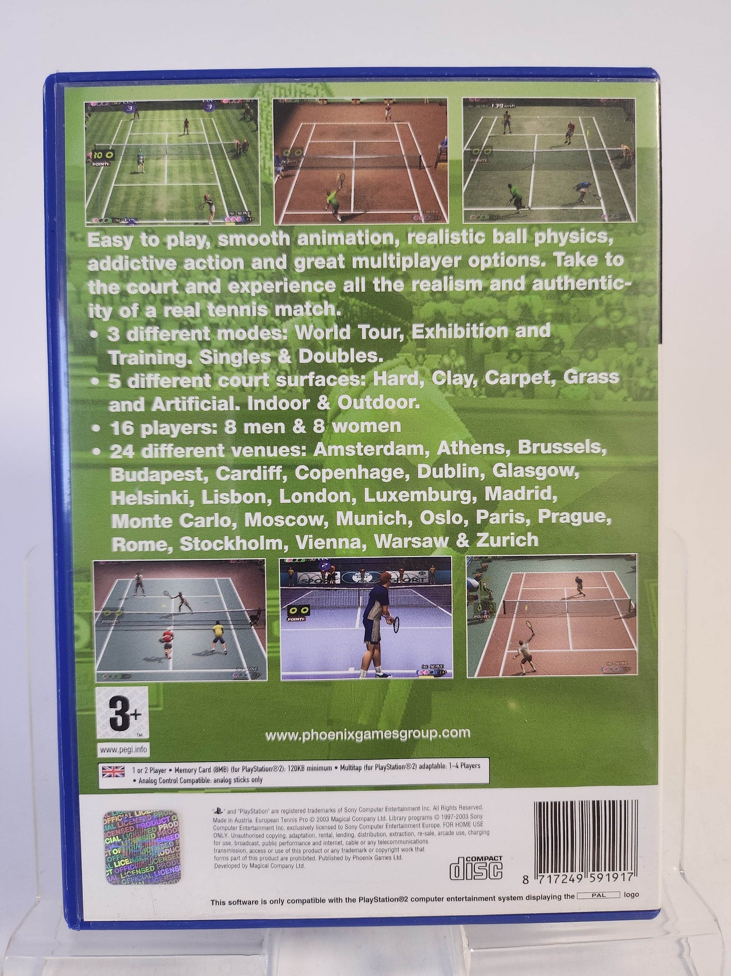 European Tennis Pro Playstation 2 - Feniks Gameshop