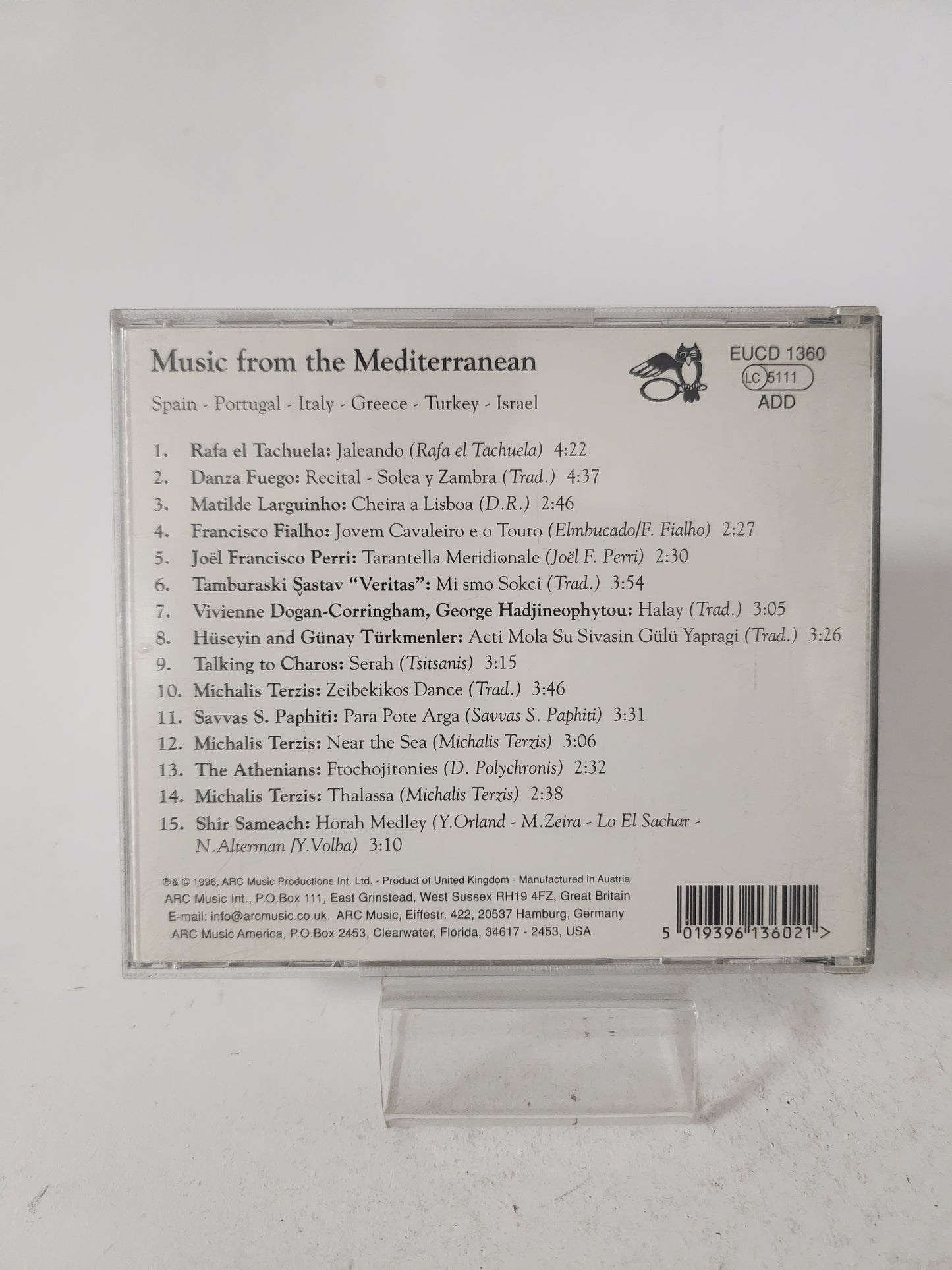 Music From Meditarranen CD
