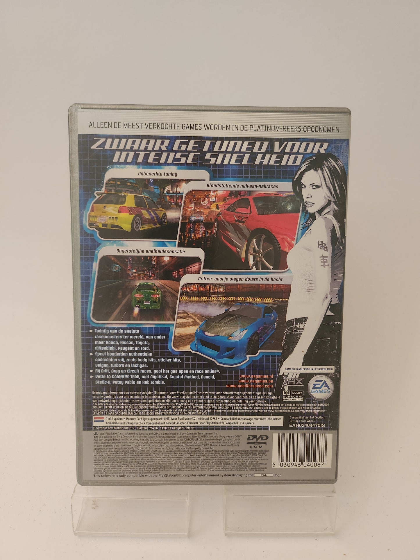 Need for Speed Underground Platinum Playstation 2