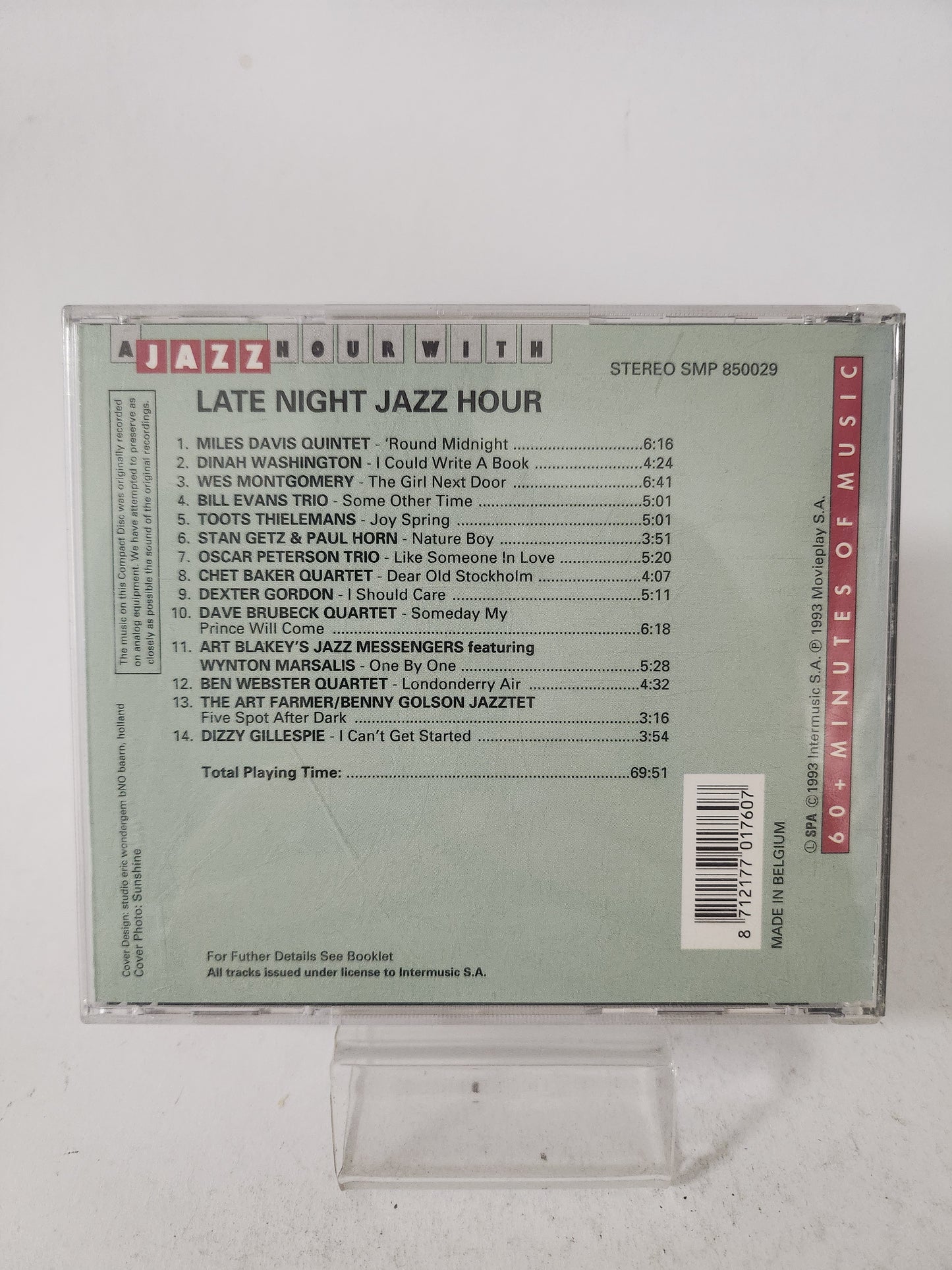 Late Night Jazz Hour CD