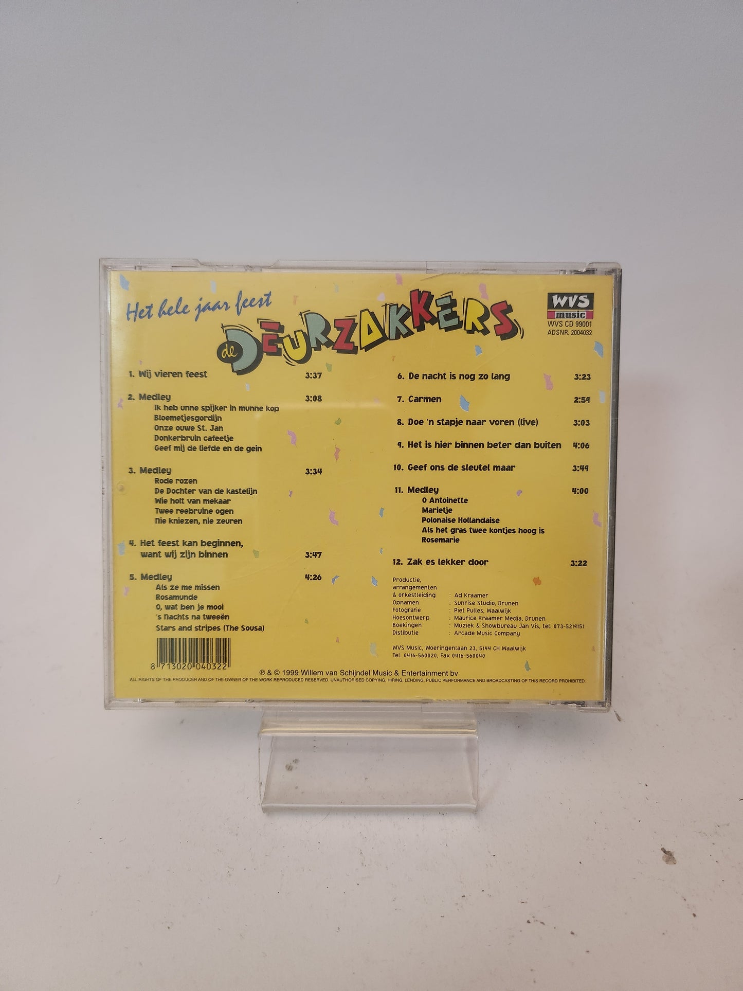 Deurzakkers: Het Hele Jaar Feest CD