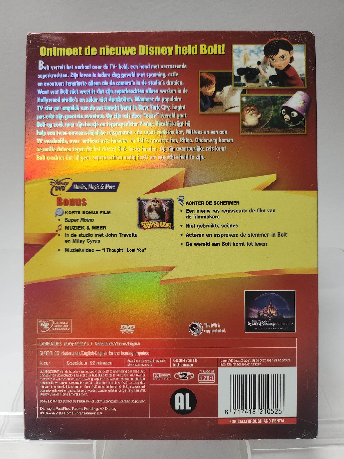 Disney Bolt + Slipcover DVD - Feniks Gameshop