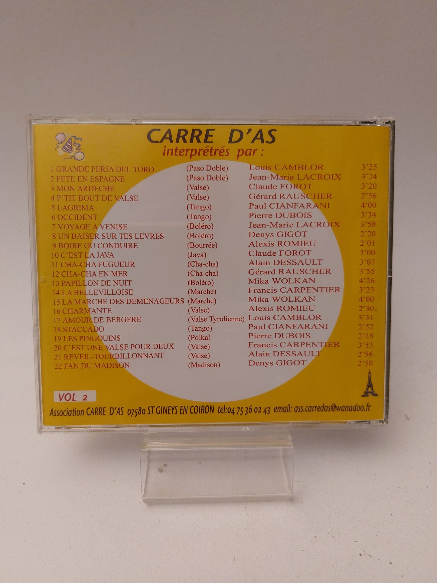 Carré d'as presente Les Virtuoses du Musette CD