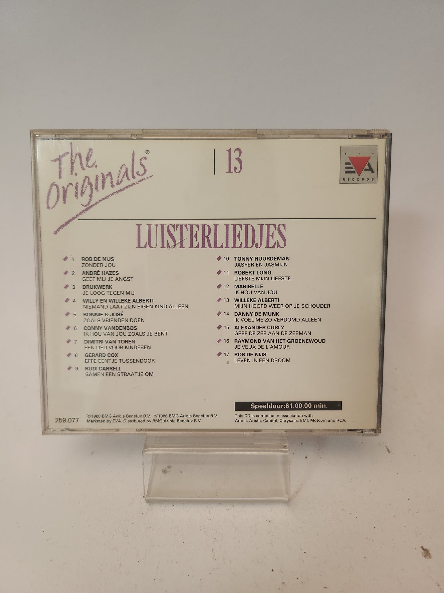 Originals Luisterliedjes Volume 13 CD