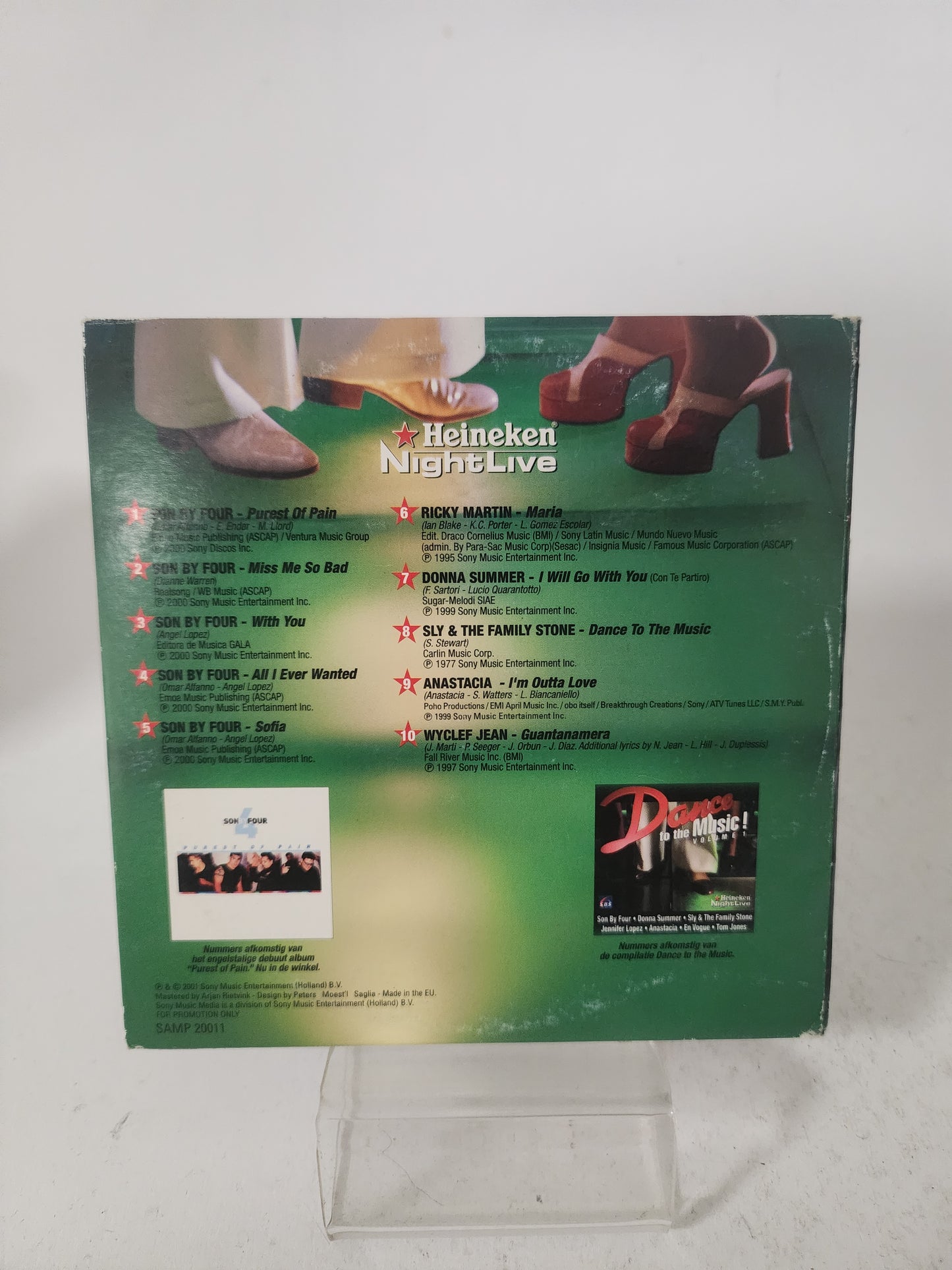 Heineken Nightlife 2001: Dance to the Music CD Single