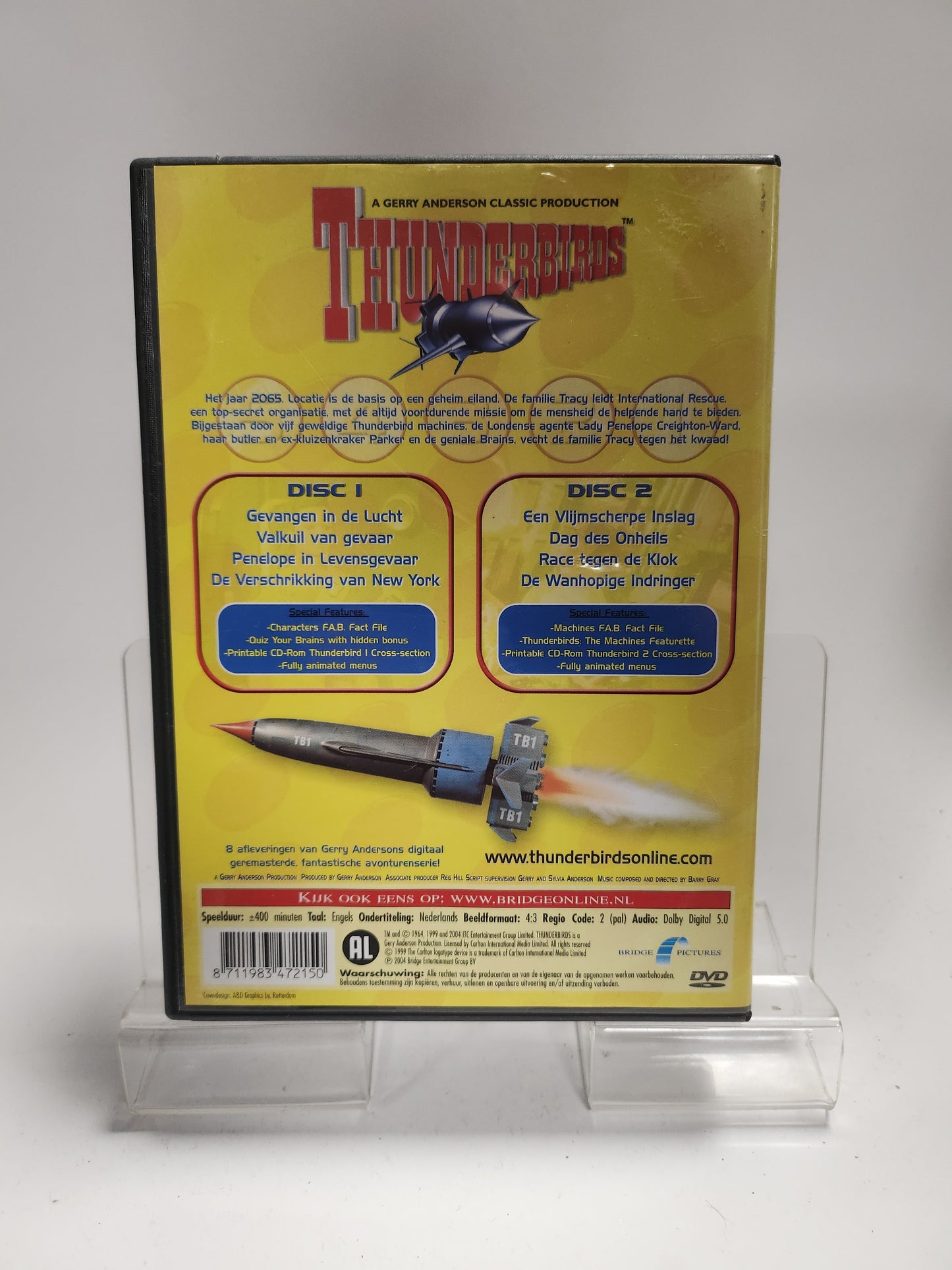 Thunderbirds Aflevering 1 tm 8 Dubbel Dvd