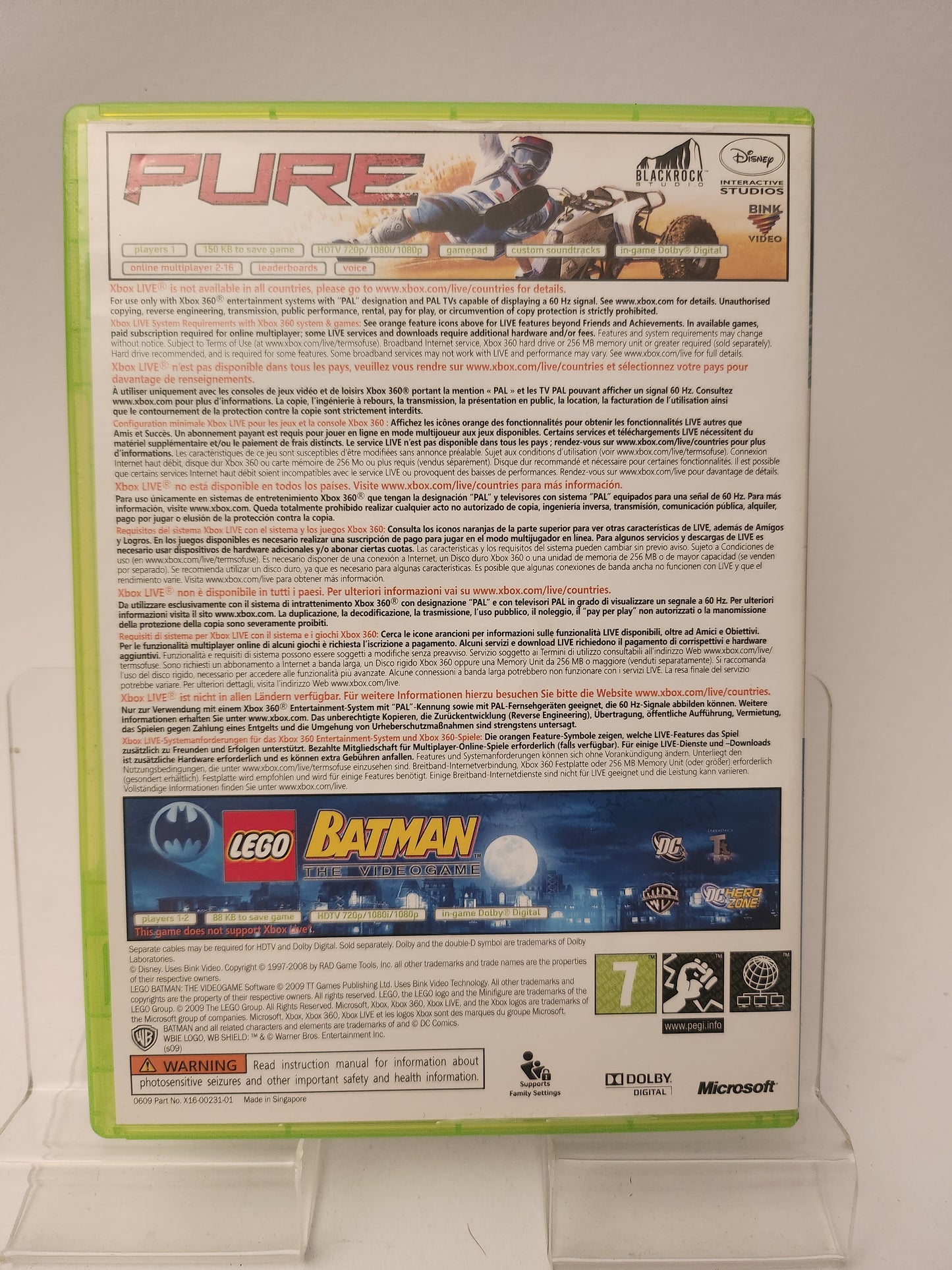 Pure - LEGO Batman the Videogame Xbox 360