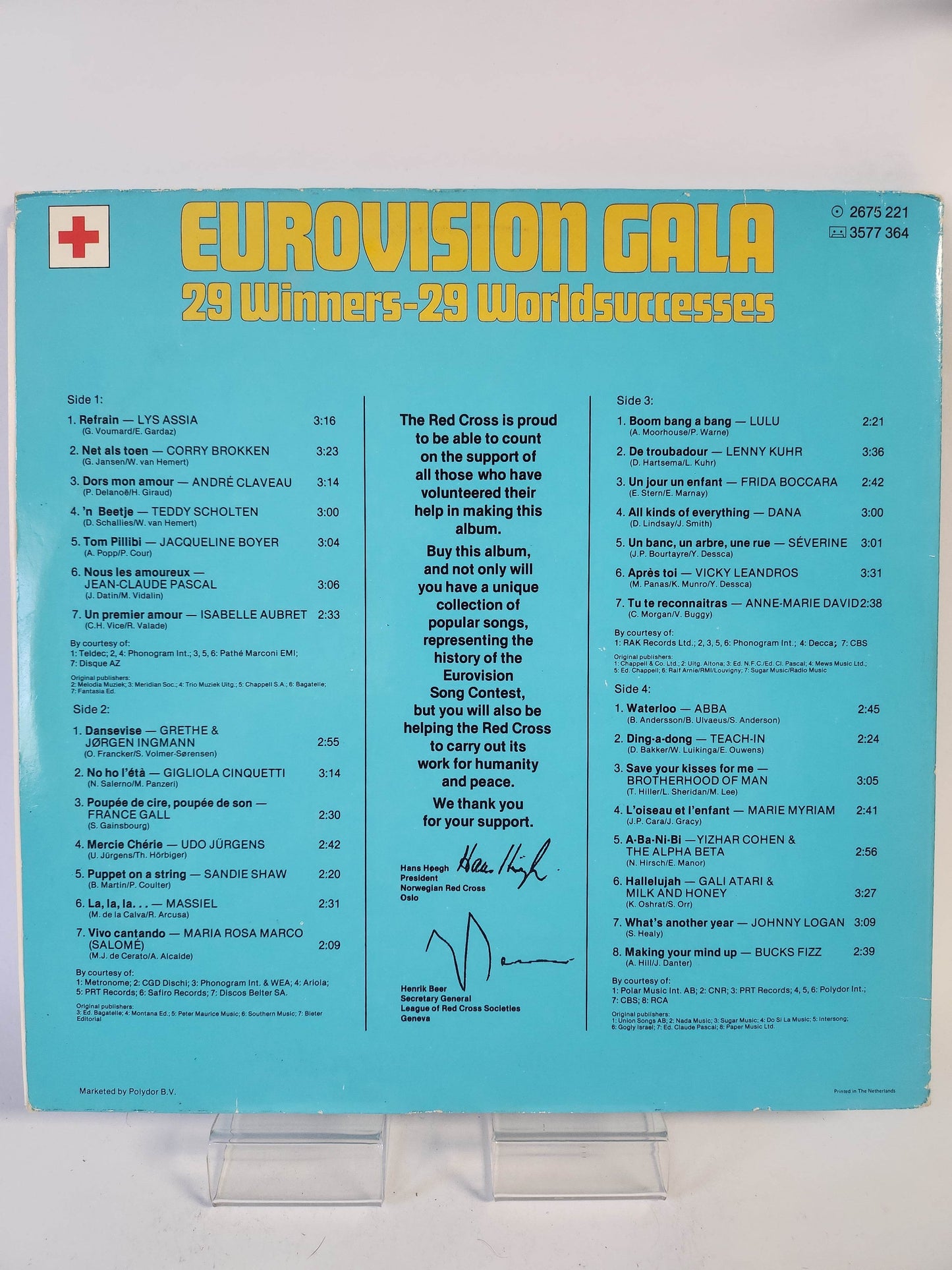 Eurovision Gala: 29 Winners 2LP Vinyl - Feniks Gameshop