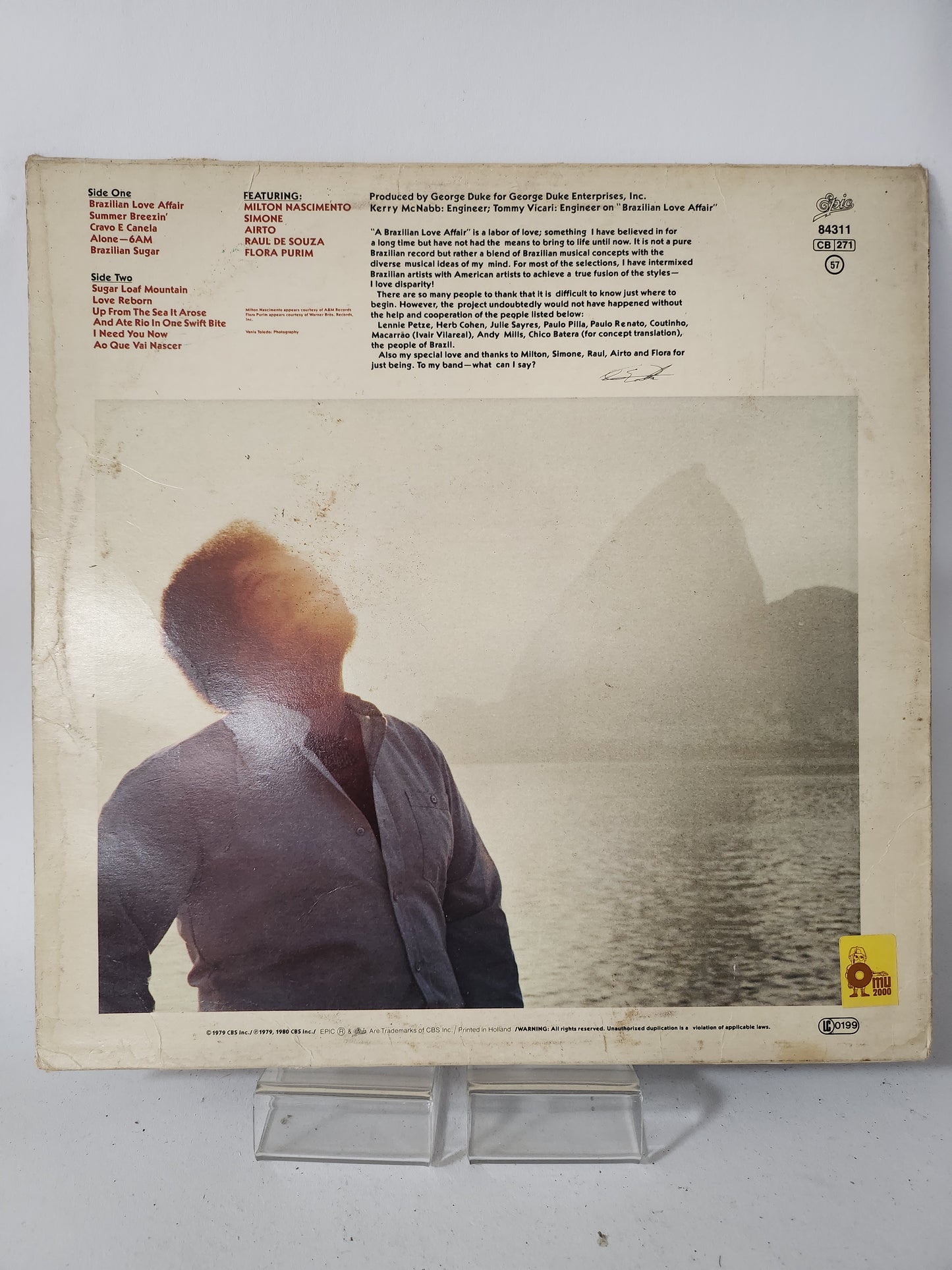A Brazilian Love Affair: George Duke LP Vinyl