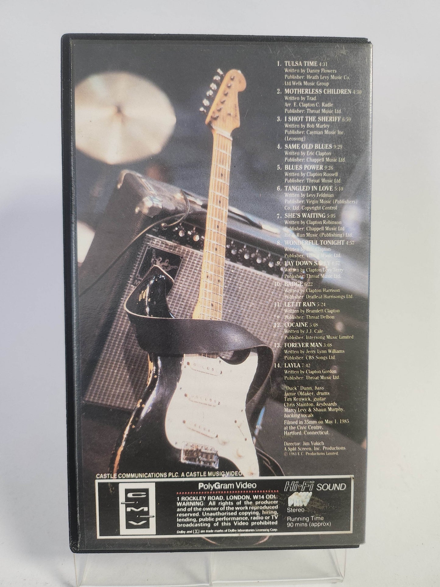 Eric Clapton Live '85 VHS - Feniks Gameshop
