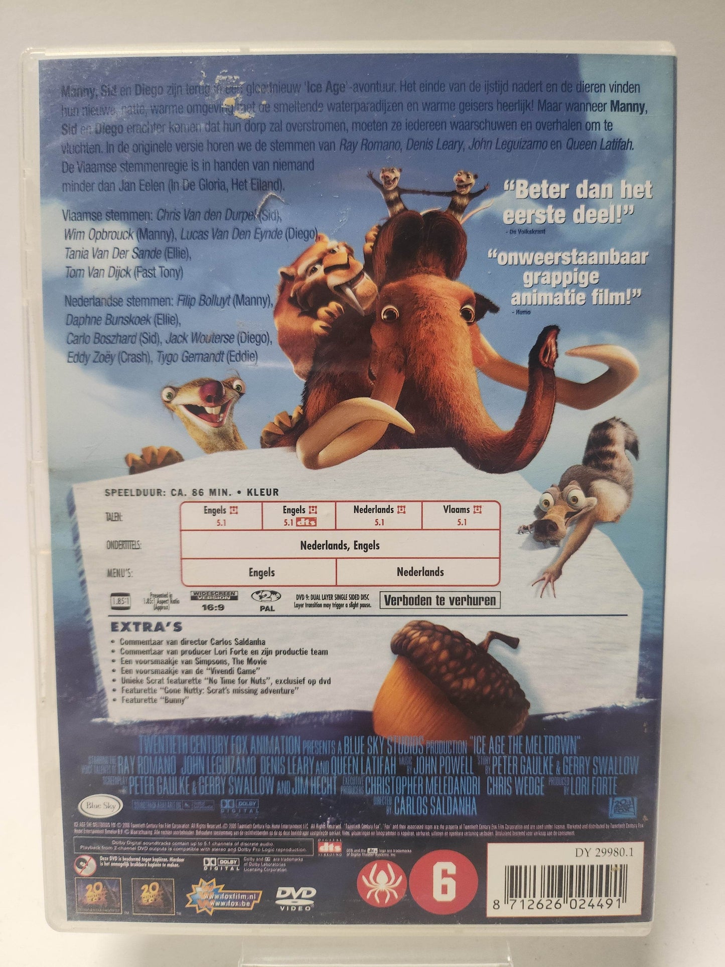 Ice Age 2 the Meltdown DVD Kids - Feniks Gameshop