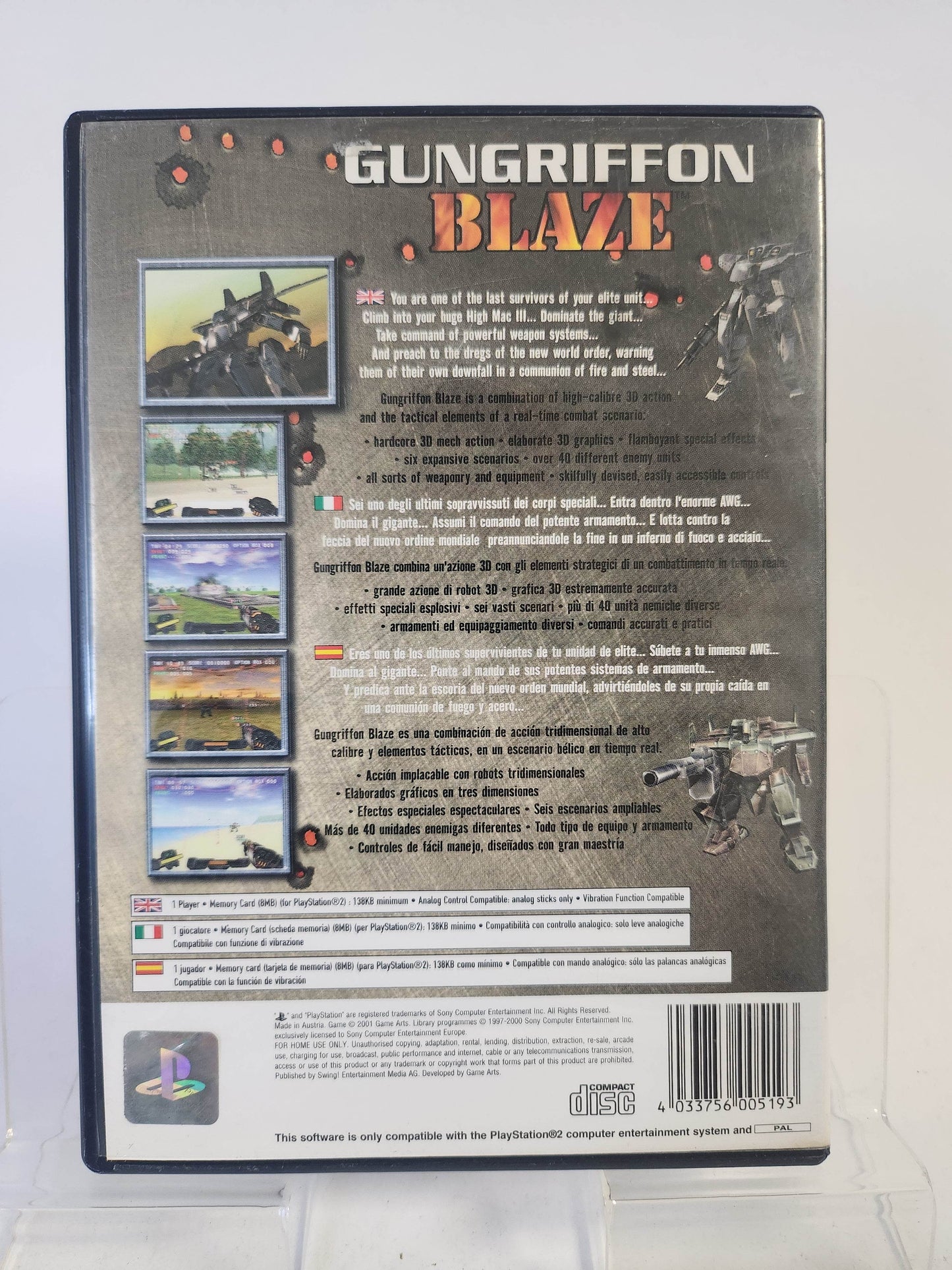 Gungriffon Blaze Playstation 2 - Feniks Gameshop