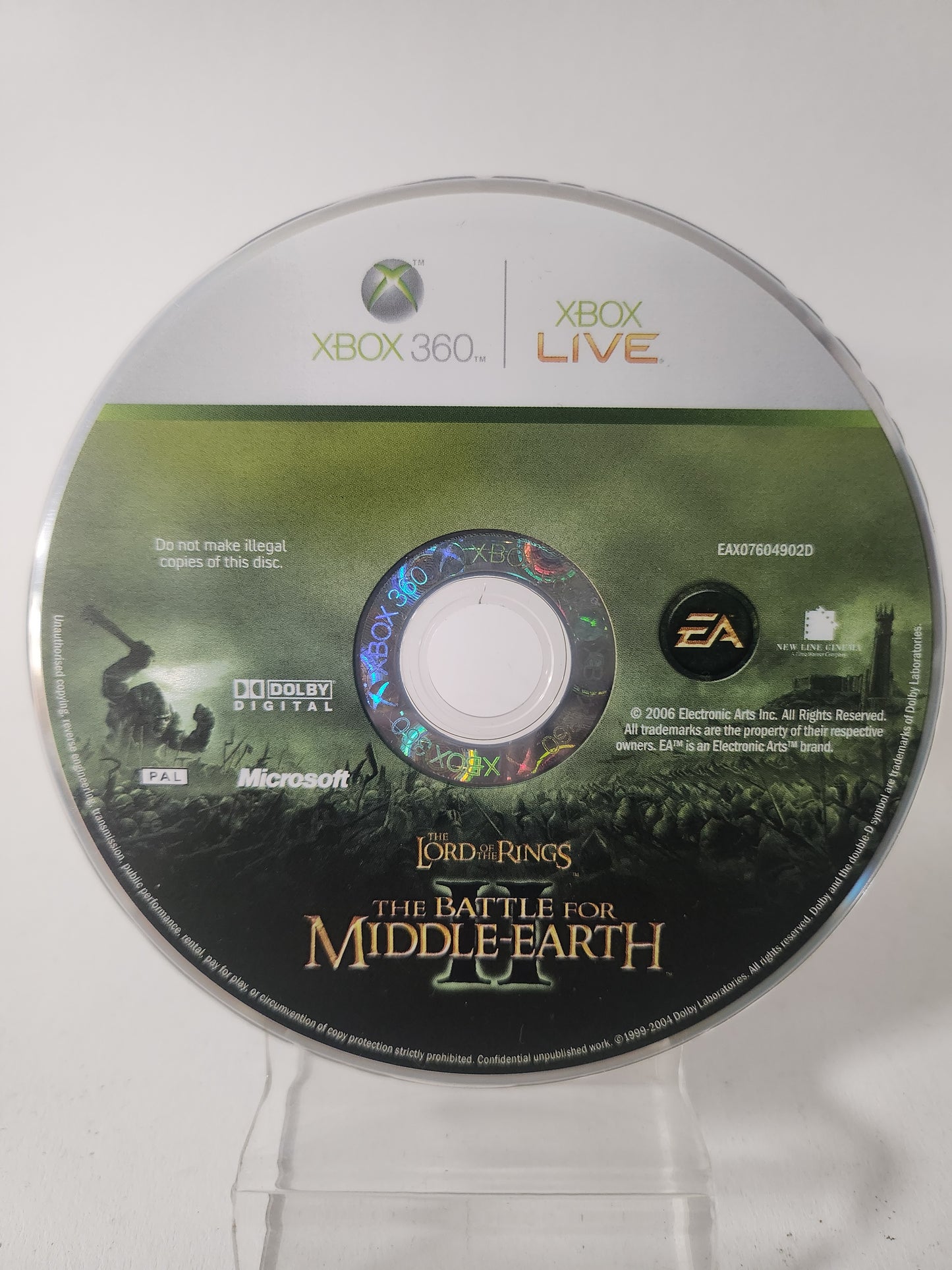 Lord of the Rings Battle for Middle-Earth (Disc Only) Xbox 360