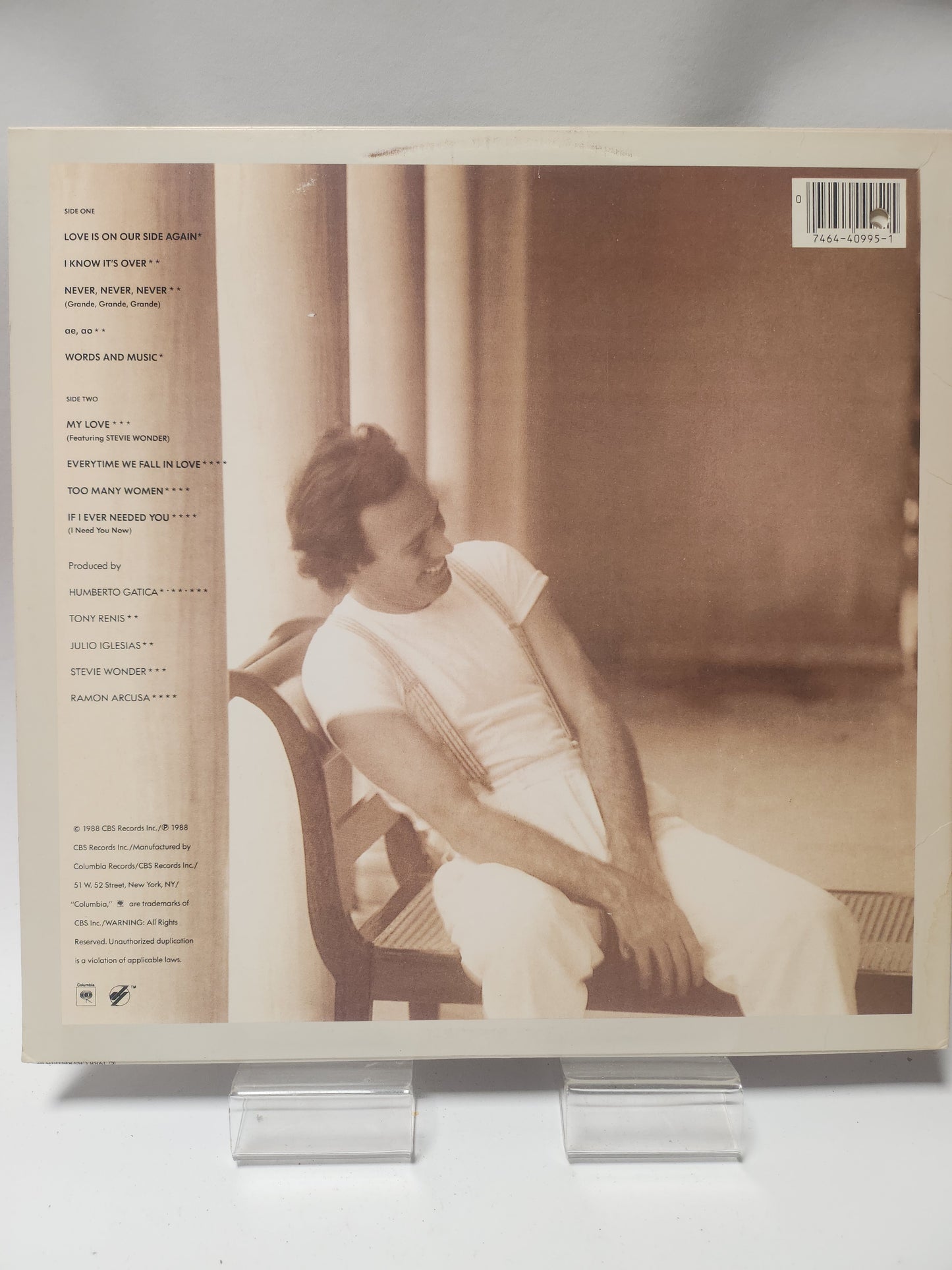 Julio Eglesias Non Stop LP Vinyl