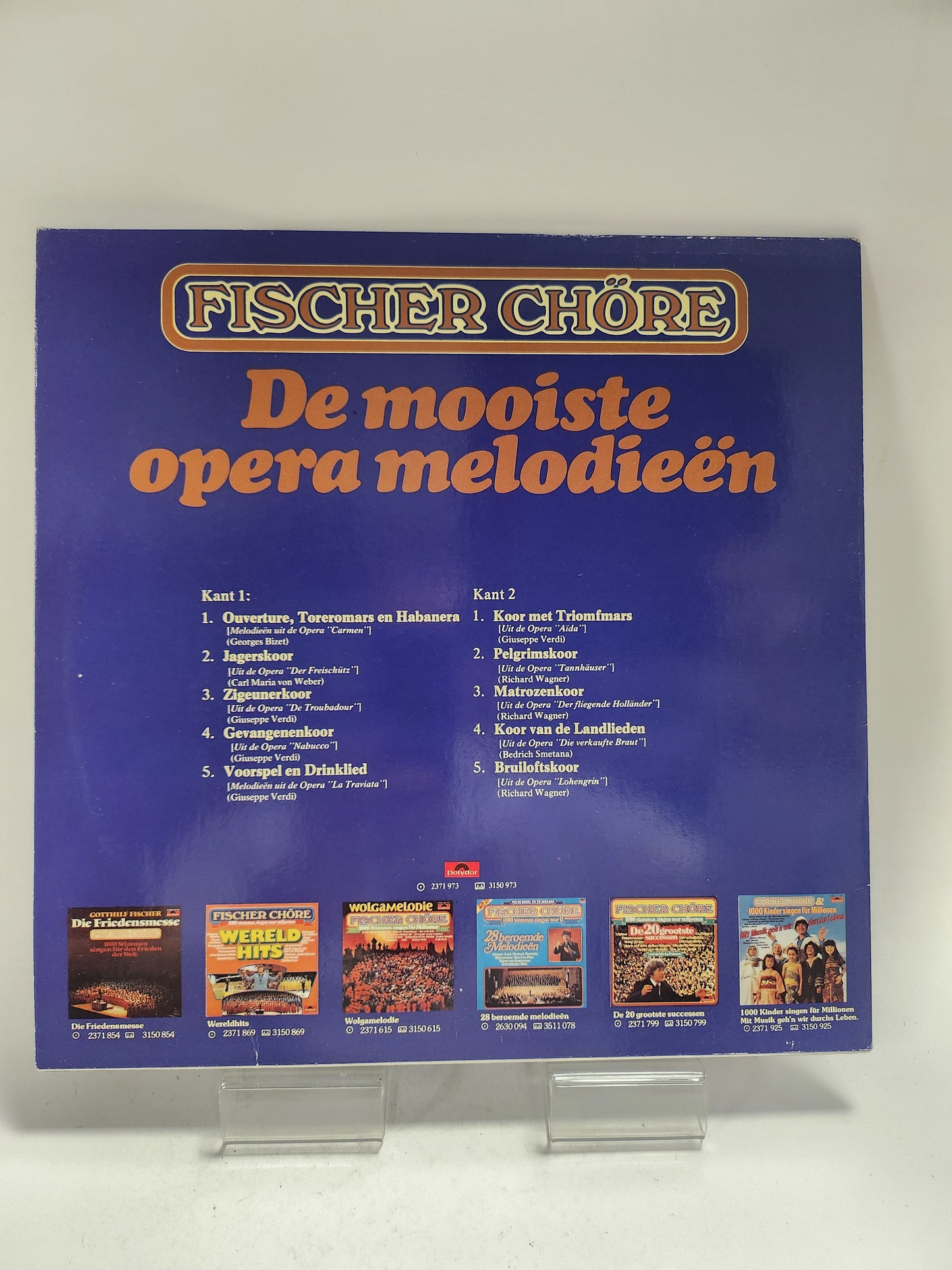 Fischer Chore: de Mooiste Operamelodieën LP Vinyl