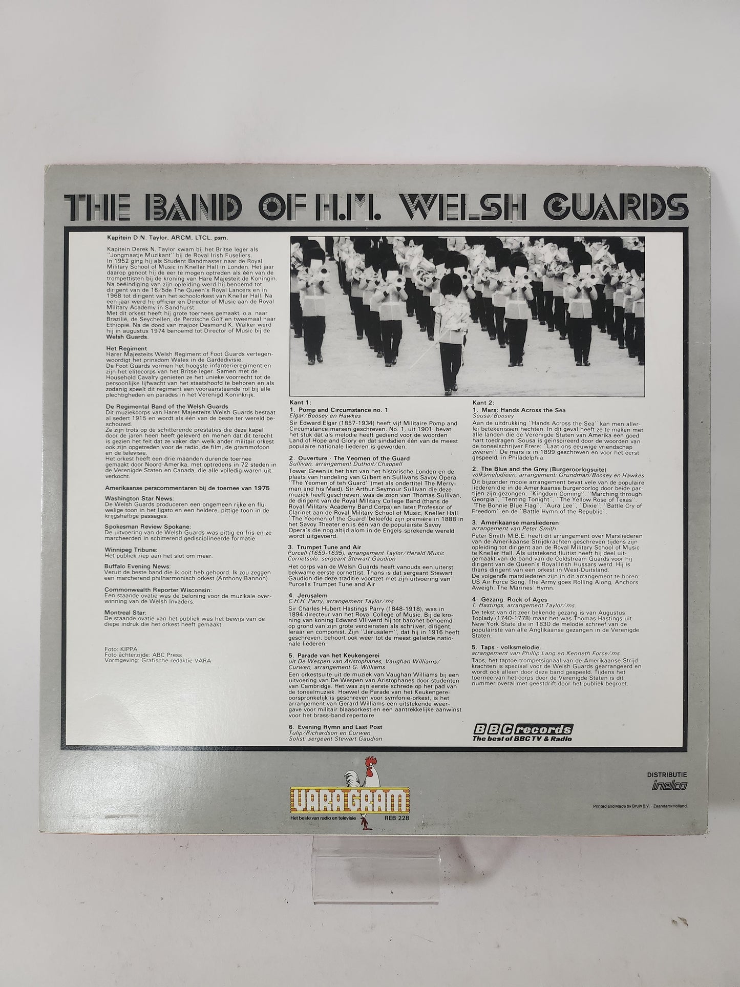 Band of H.M. Welsh Guards LP Vinyl