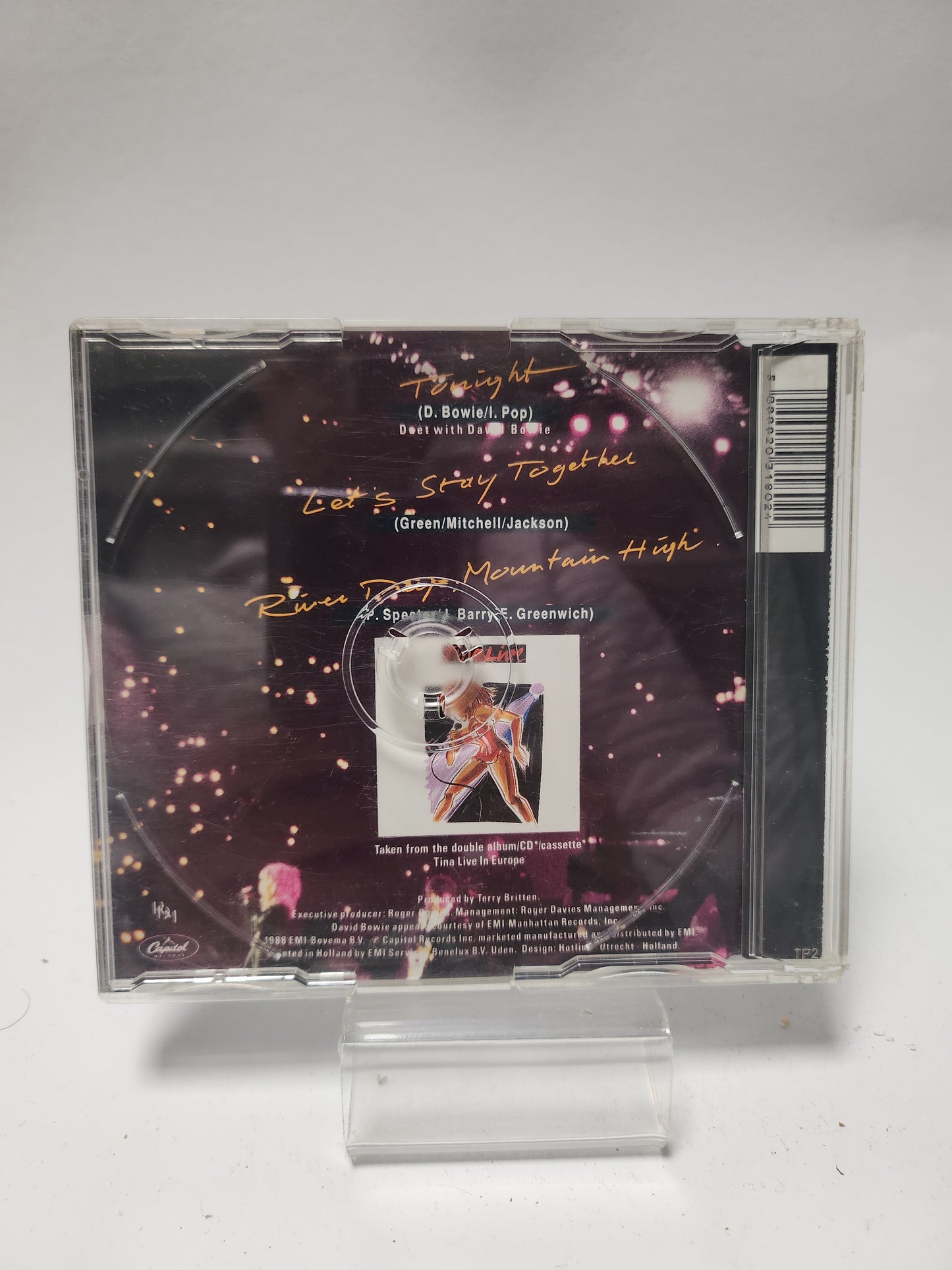 Tina Turner Tonight Live CD Single