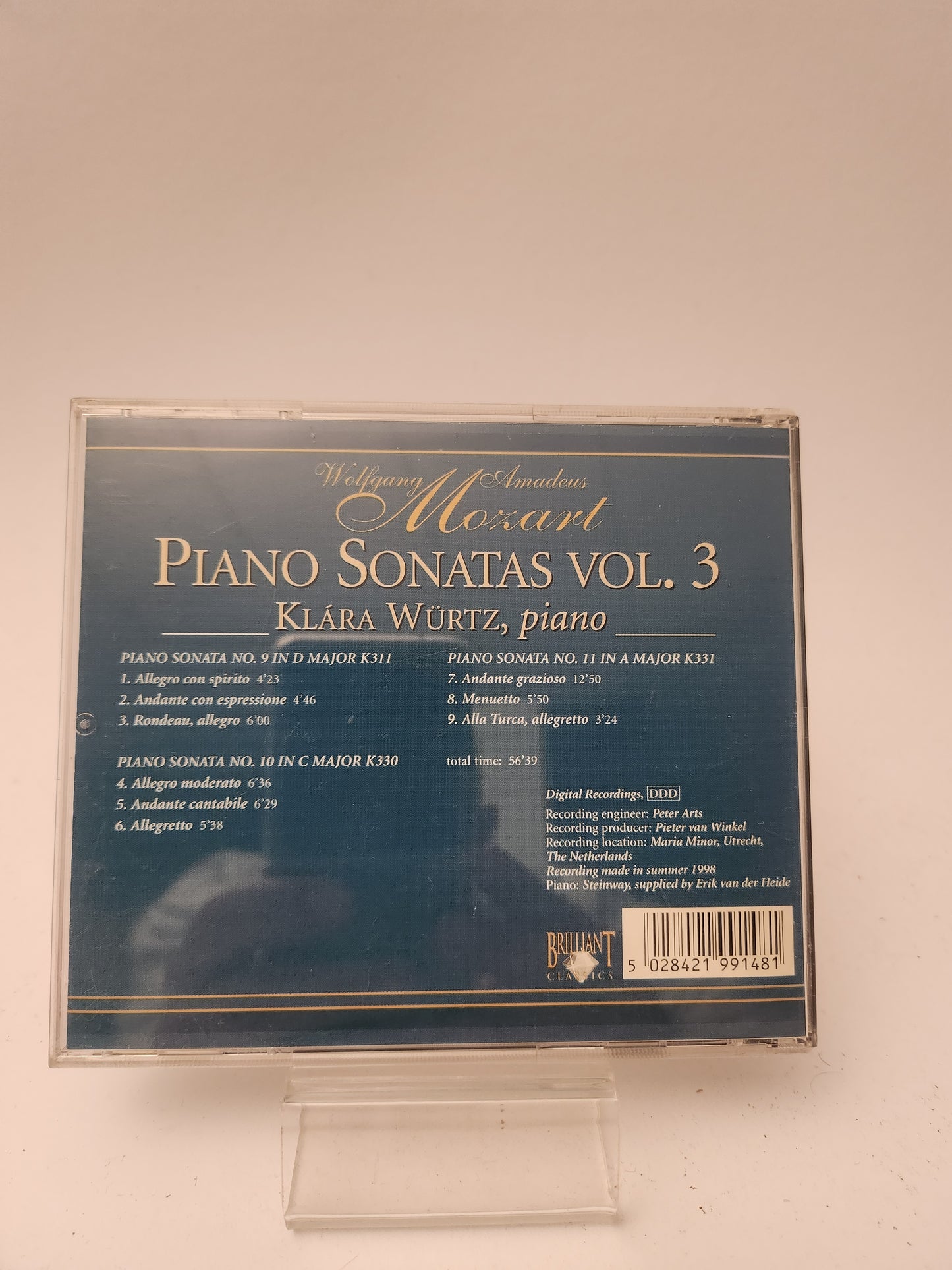 Mozart Piano Sonatas Volume 3 PC