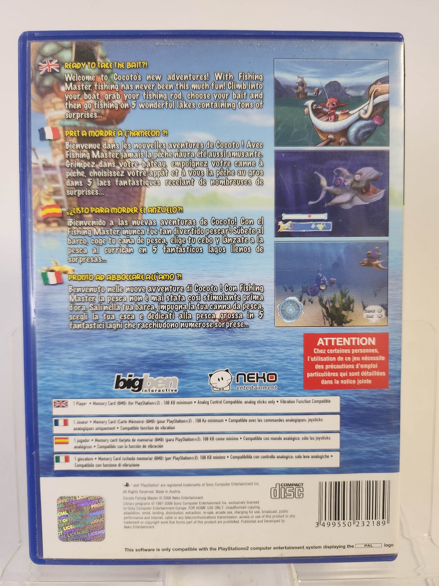 Cocoto Fishing Master Playstation 2 - Feniks Gameshop
