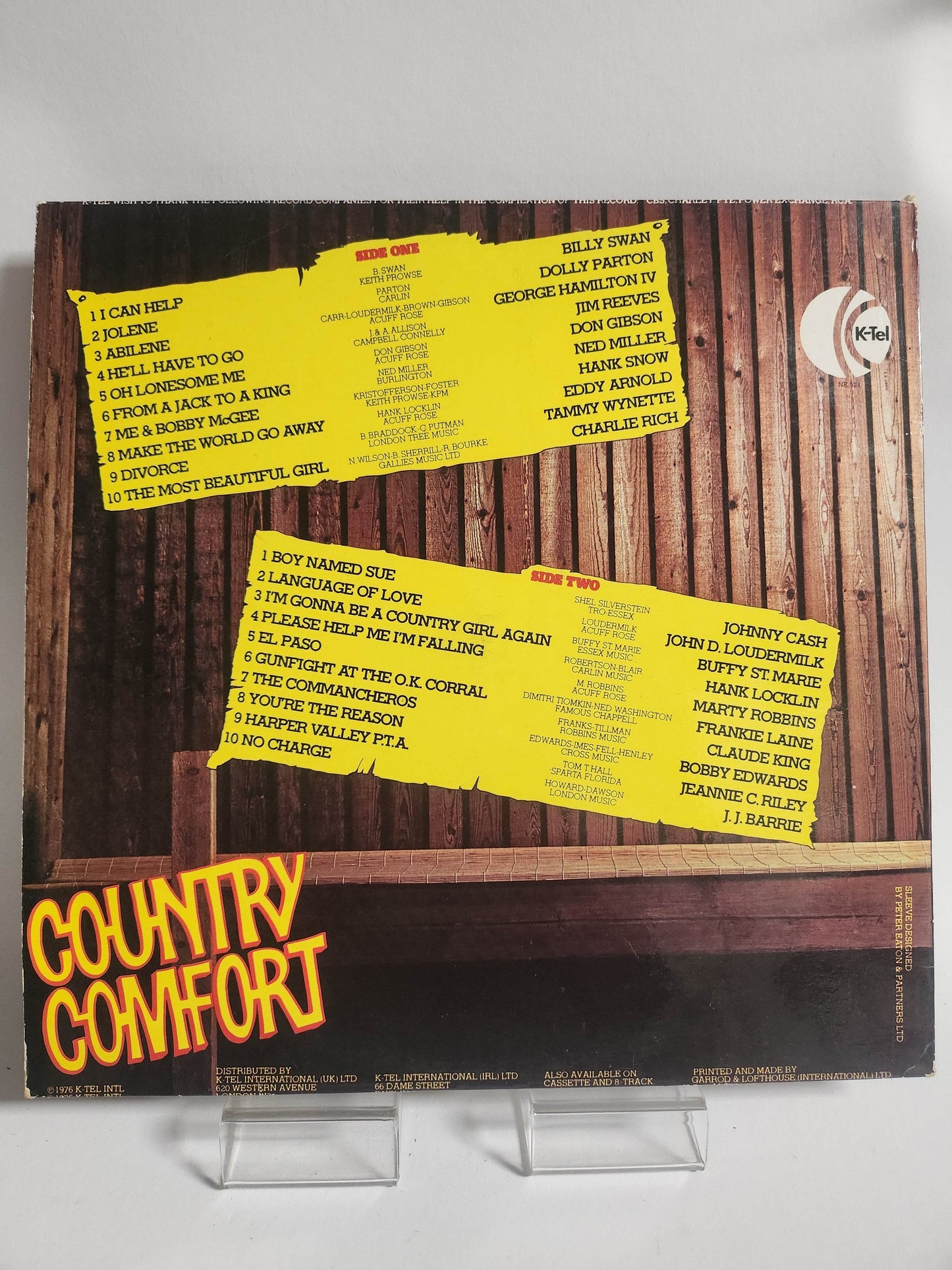 Country Comfort: 20 Original Hits LP Vinyl - Feniks Gameshop