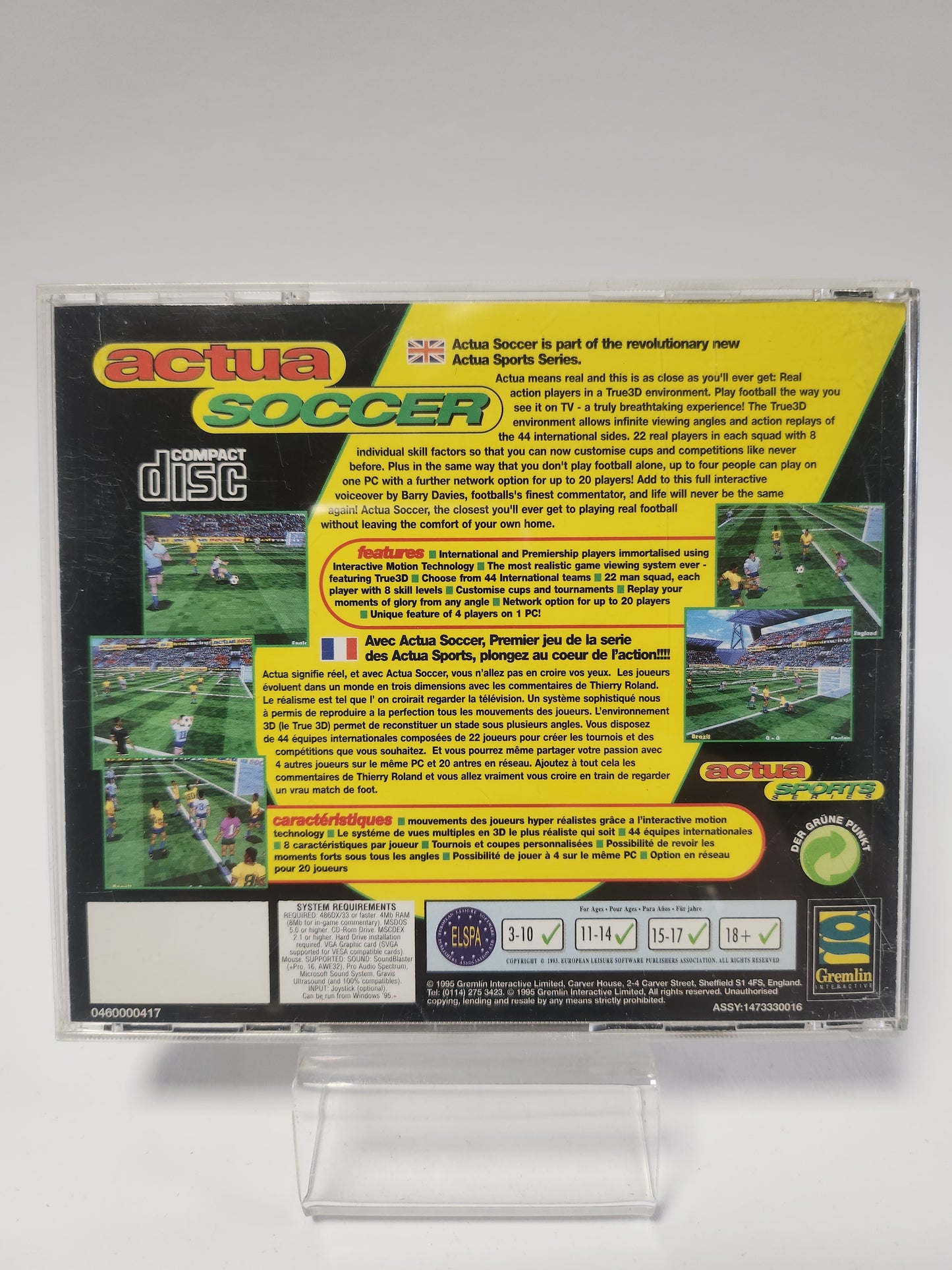 Actua Soccer PC