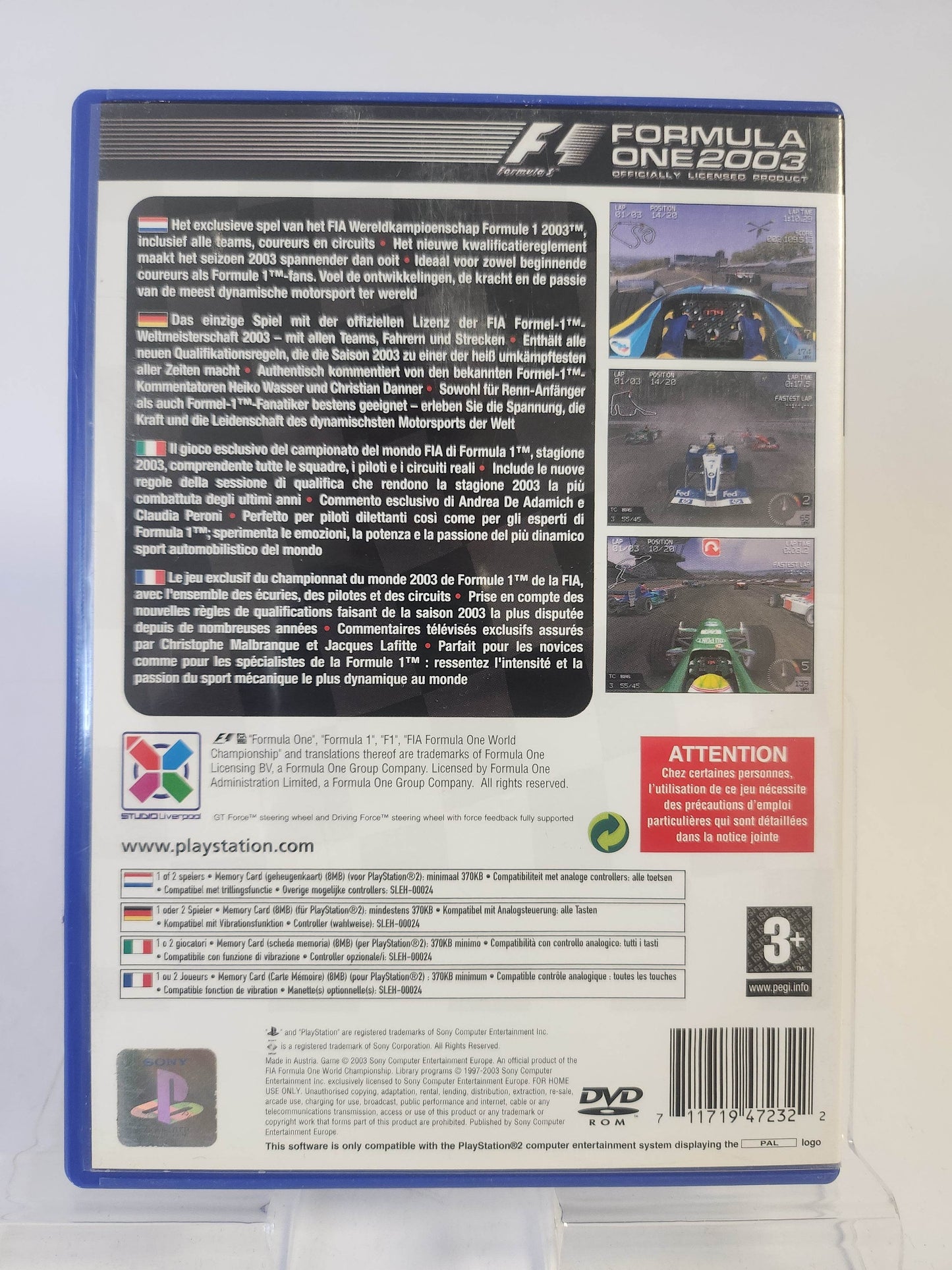 Formula One 2003 Playstation 2 - Feniks Gameshop