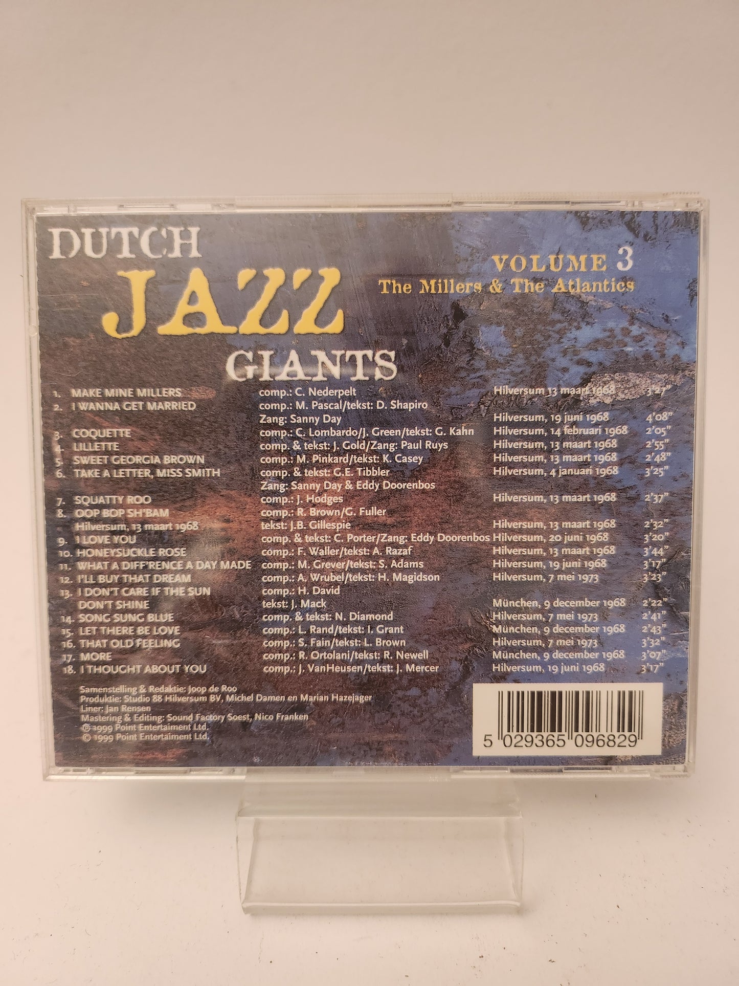 Dutch Jazz Giants Volume 3 CD