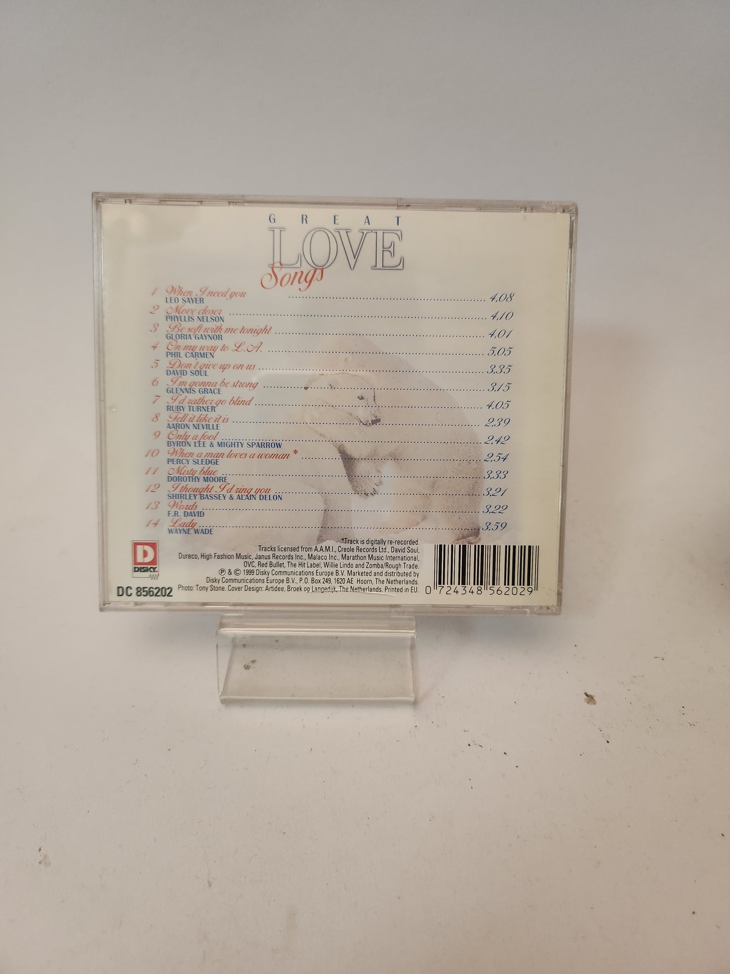Great Love Songs CD