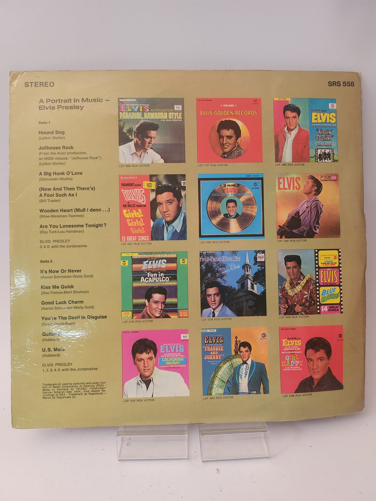 Elvis Presley: a Portrait in Music LP Vinyl