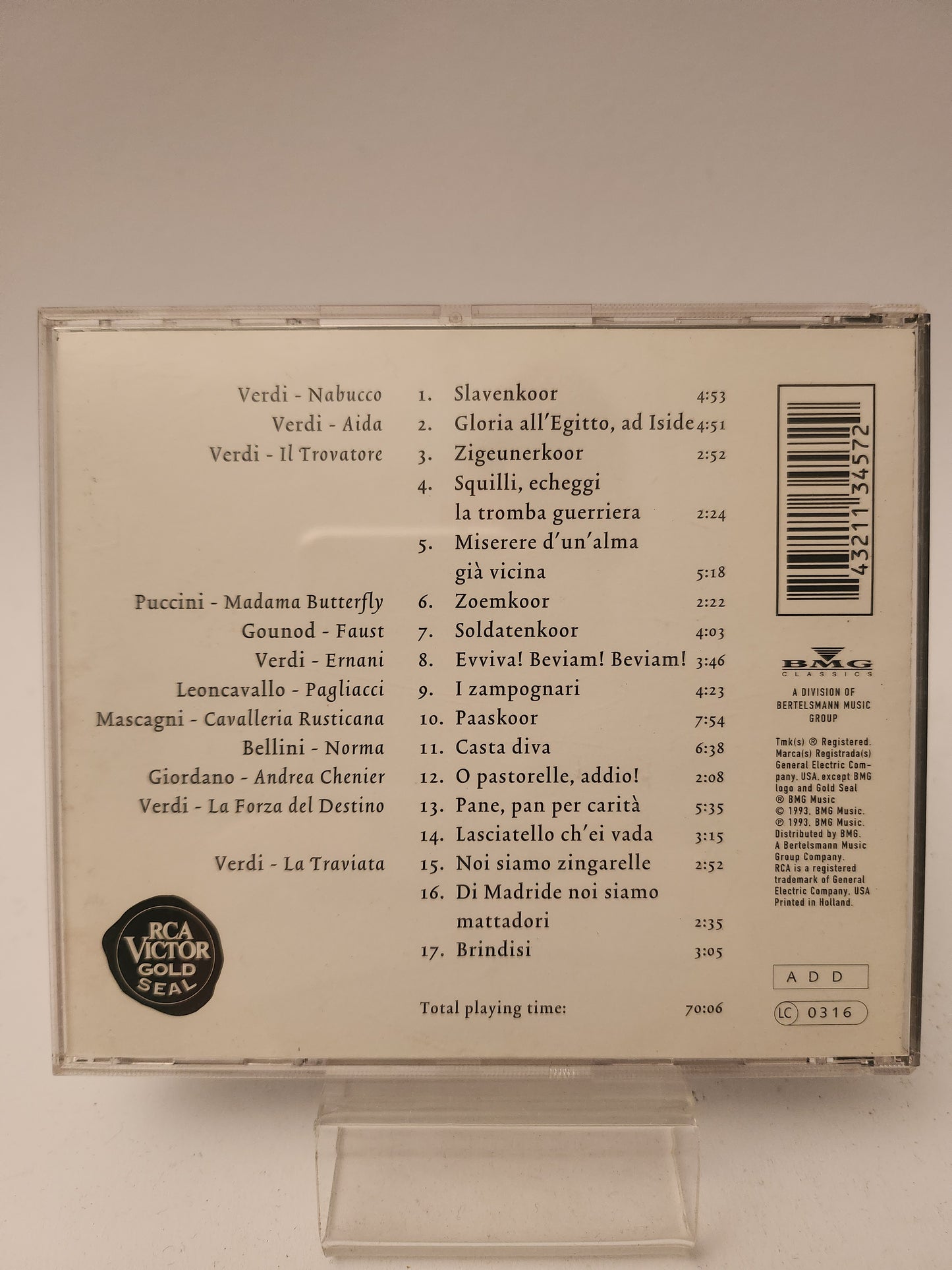 Spectaculaire Operakoren met Placido Domingo en Montserrat Caballé CD