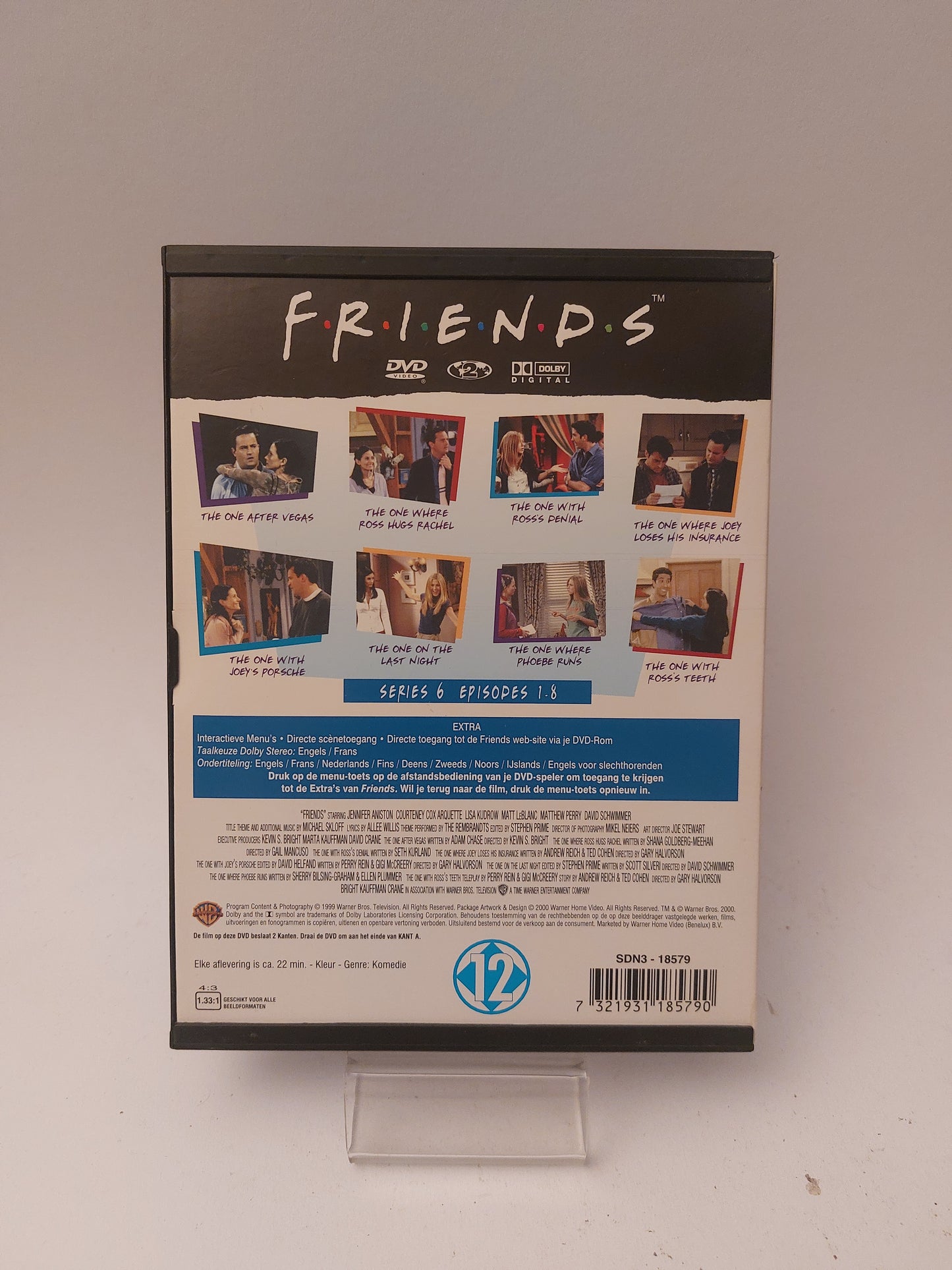 Friends Series 6 Episodes 1-8 Dvd