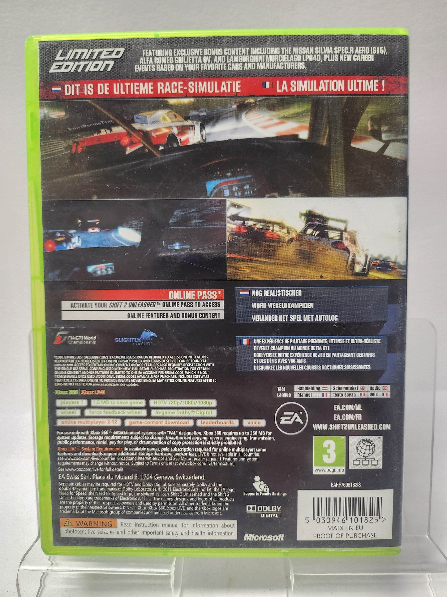 Need for Speed Shift 2 Unleashed Limited Edition Xbox 360 - Feniks Gameshop