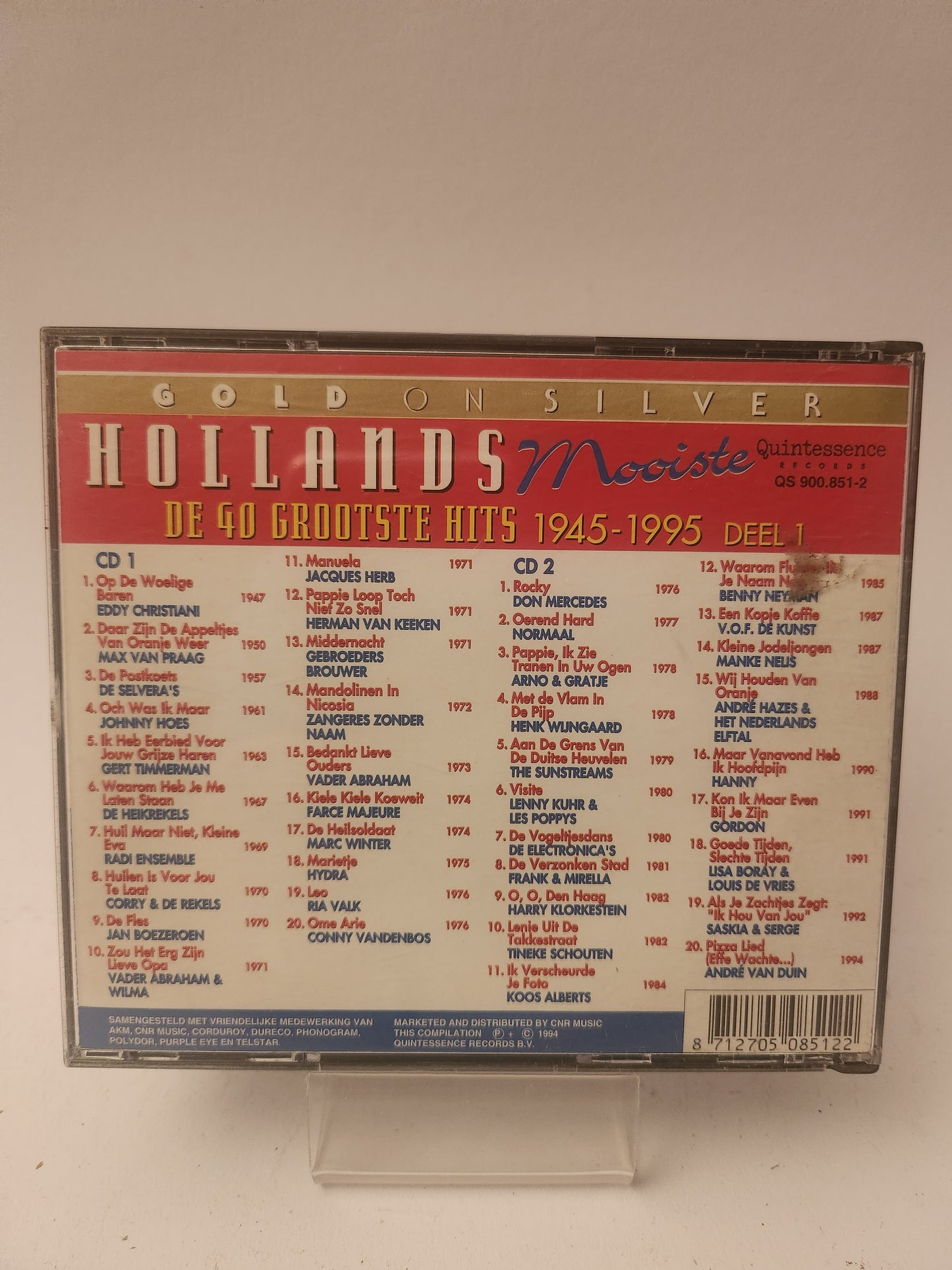 Hollands Mooiste: de 40 Grootste Hits 1945-1995 Deel 1 CD