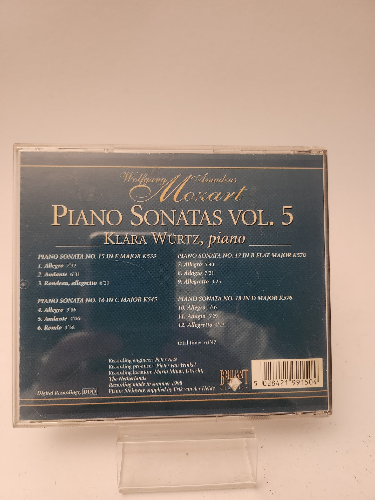 Mozart: Piano Sonatas Volume 5 CD